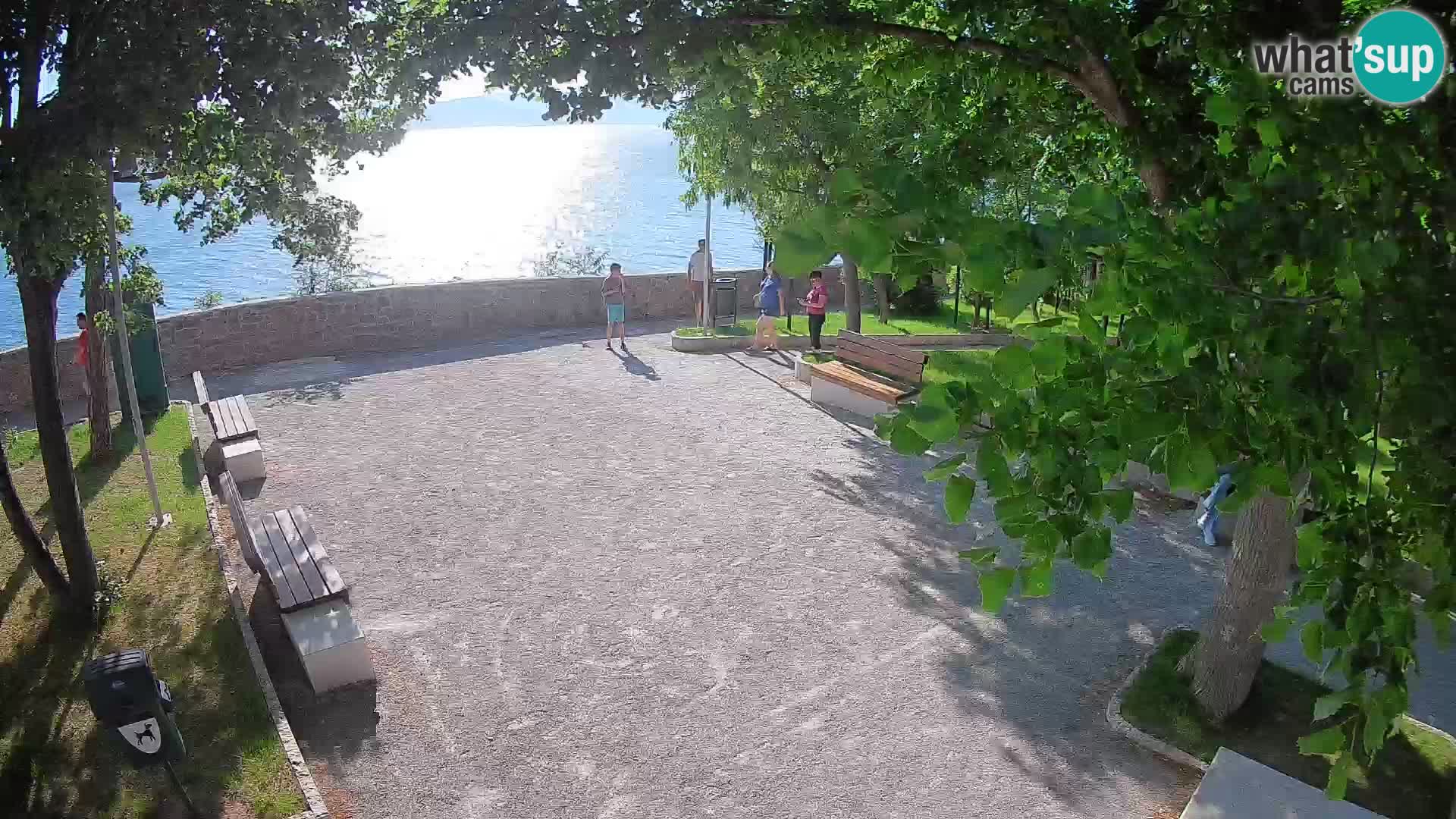 Kamera uživo Senj – Park književnika i Velebitski kanal