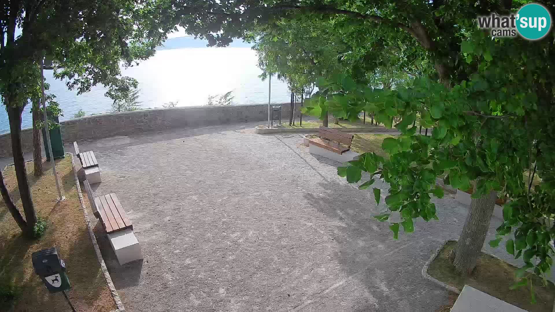 Kamera uživo Senj – Park književnika i Velebitski kanal