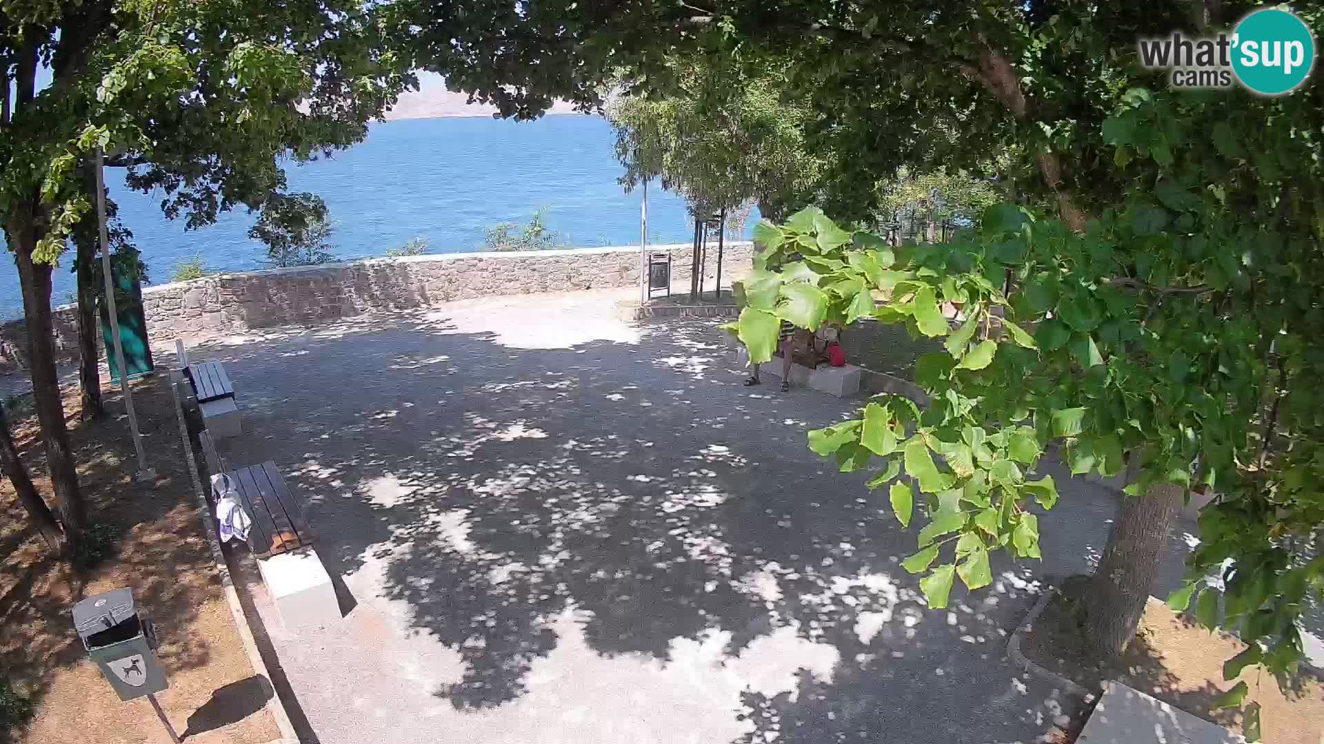 Kamera uživo Senj – Park književnika i Velebitski kanal