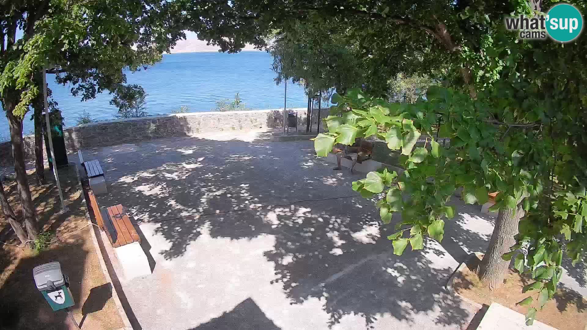Kamera uživo Senj – Park književnika i Velebitski kanal