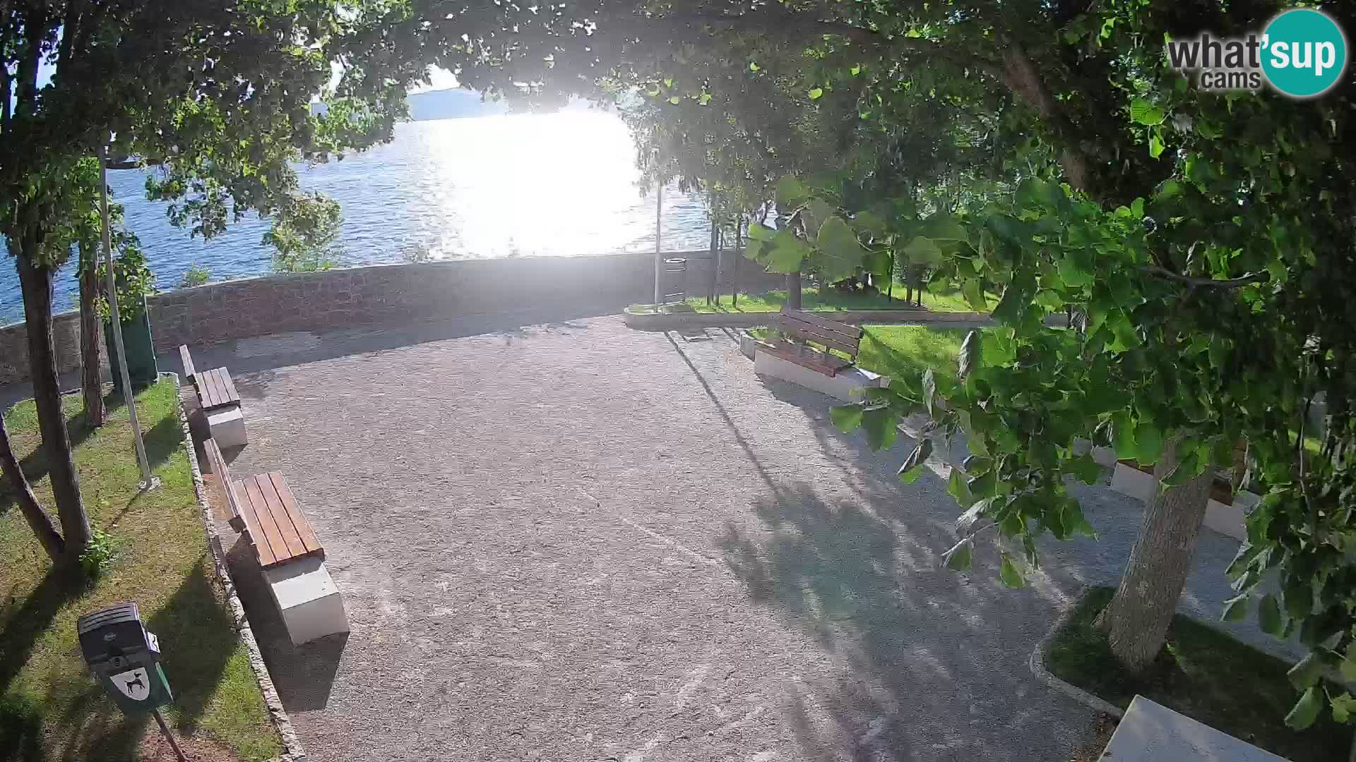 Senj Live Cam – Writers’ Park and the Velebit Channel