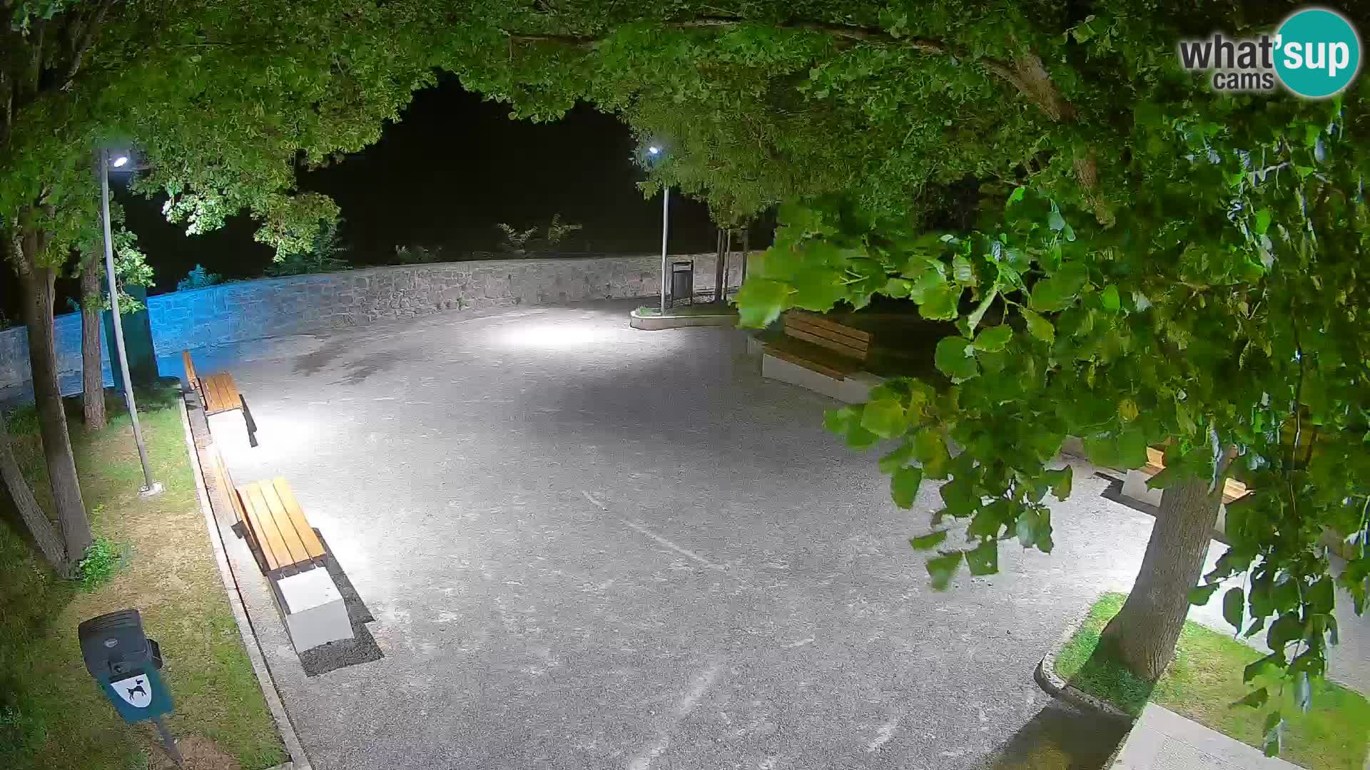 Senj Live Cam – Writers’ Park and the Velebit Channel