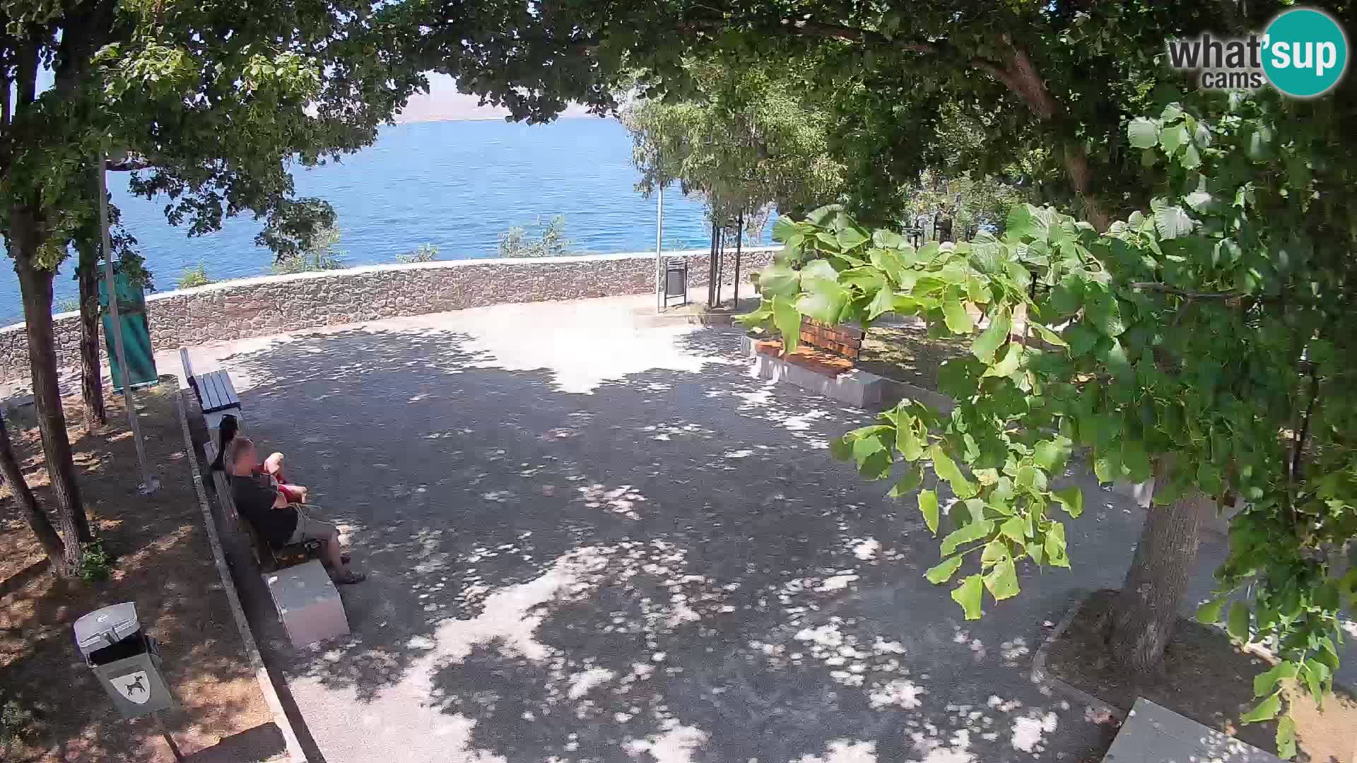 Kamera uživo Senj – Park književnika i Velebitski kanal