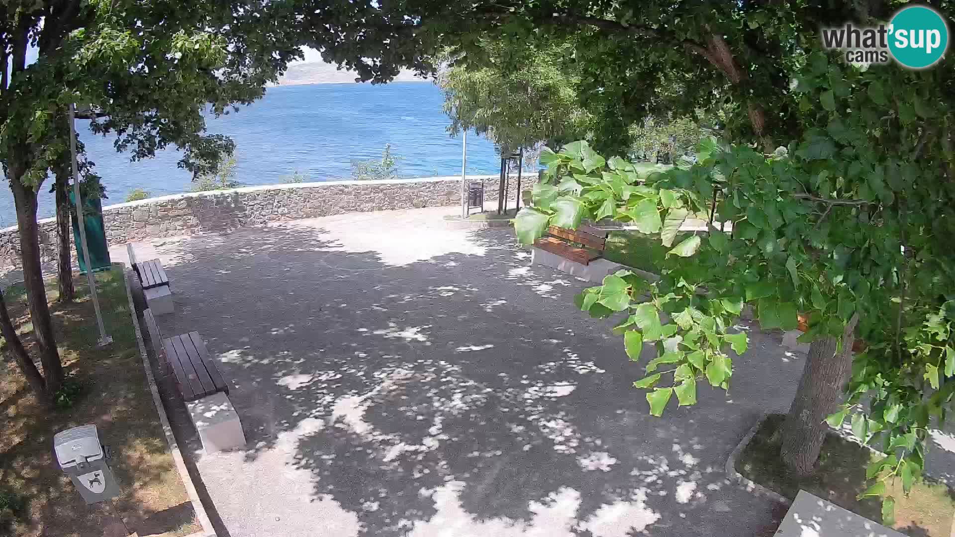 Kamera uživo Senj – Park književnika i Velebitski kanal