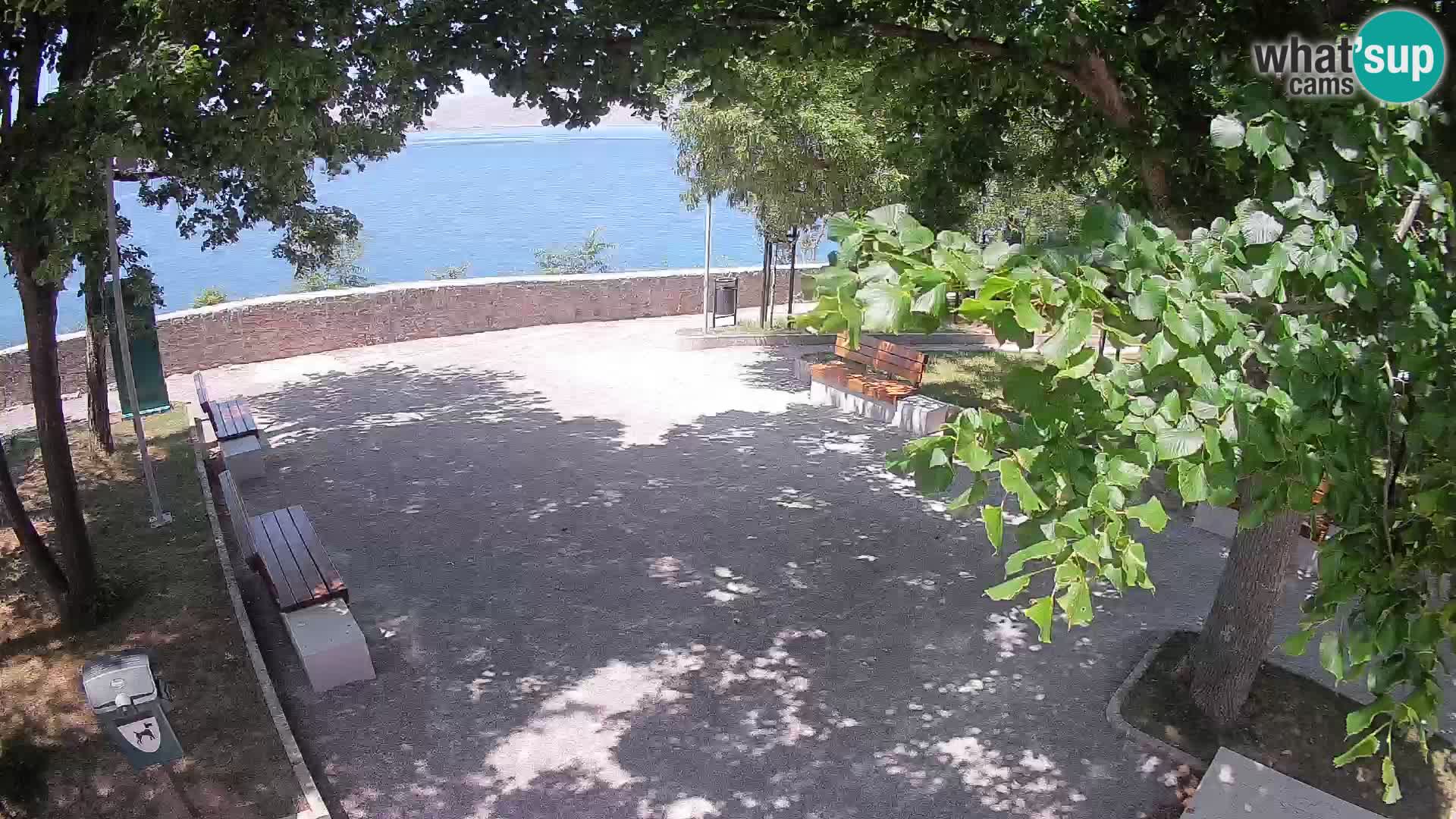 Senj Live Cam – Writers’ Park and the Velebit Channel