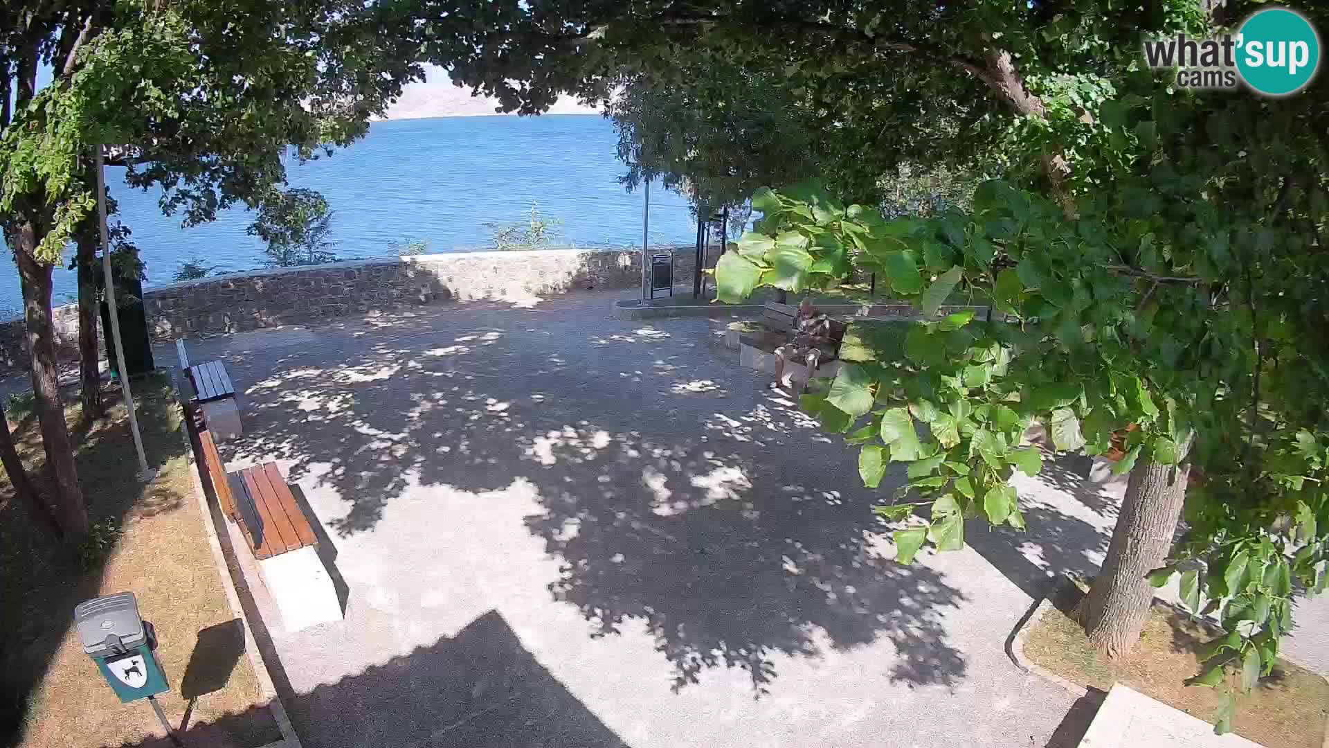 Kamera uživo Senj – Park književnika i Velebitski kanal