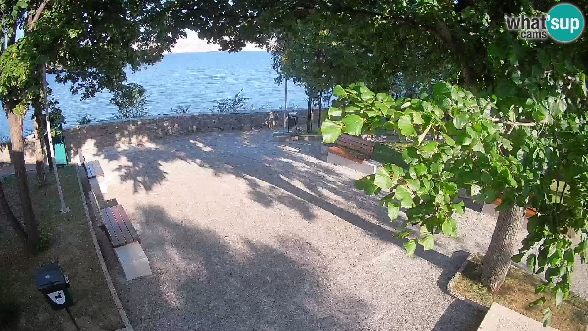 Kamera uživo Senj – Park književnika i Velebitski kanal
