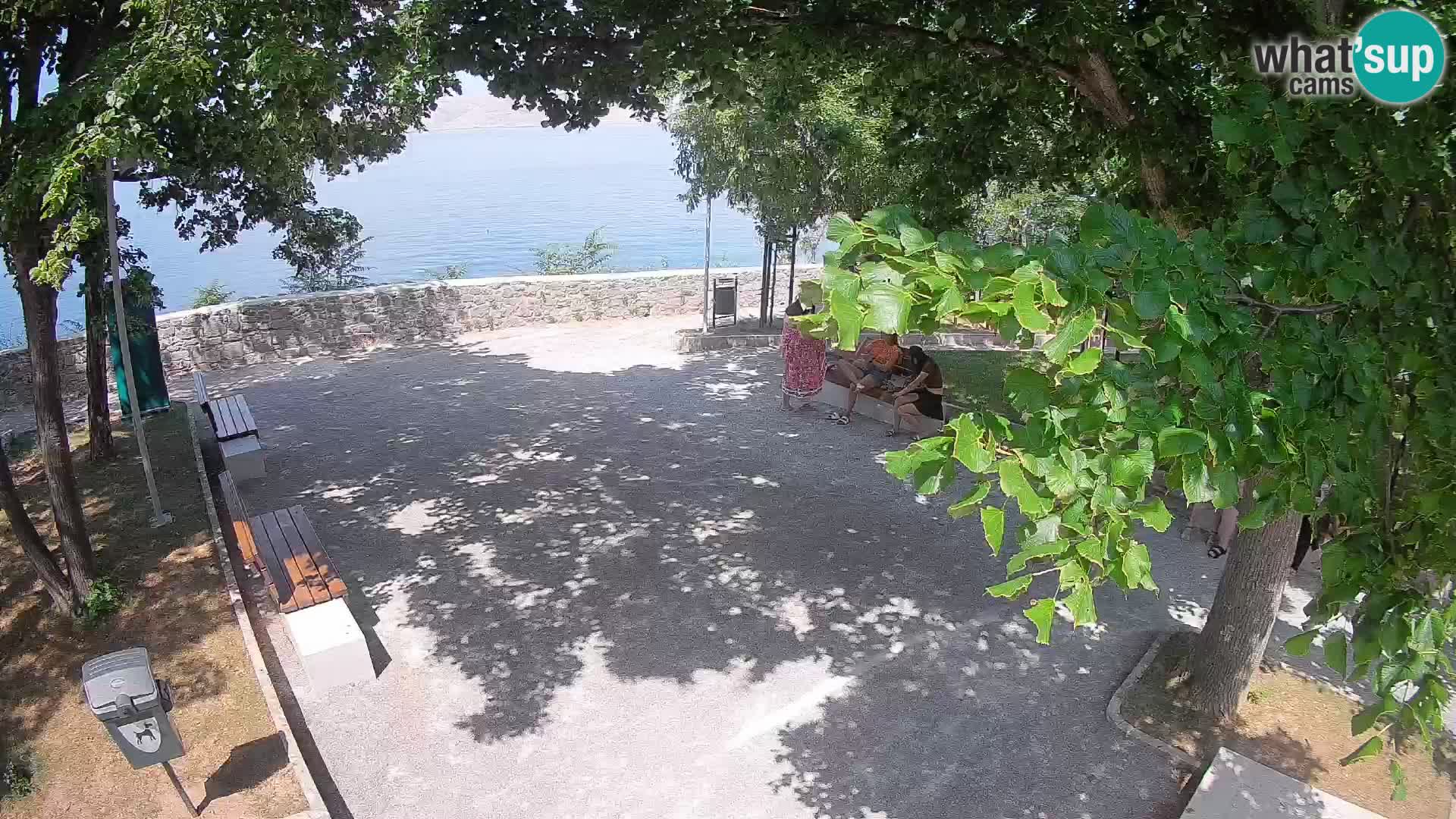 Kamera uživo Senj – Park književnika i Velebitski kanal