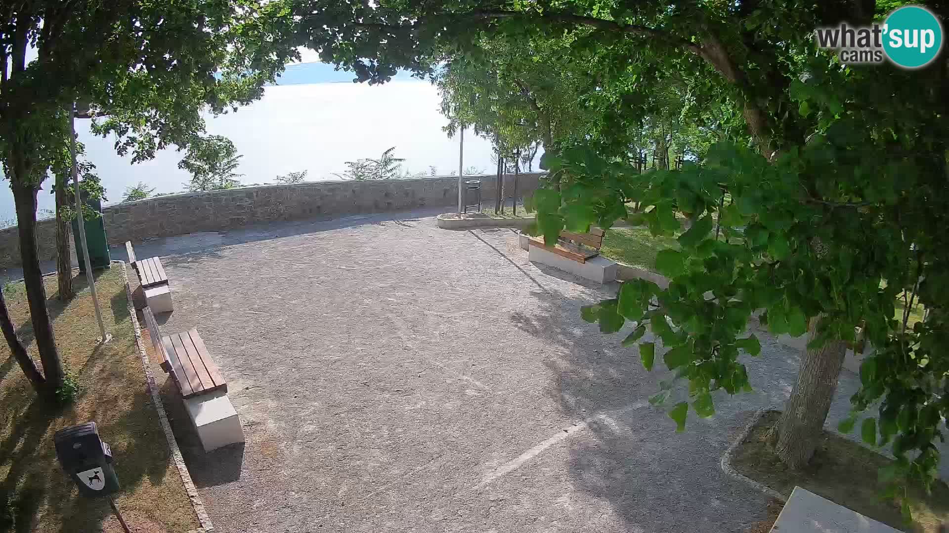 Kamera uživo Senj – Park književnika i Velebitski kanal