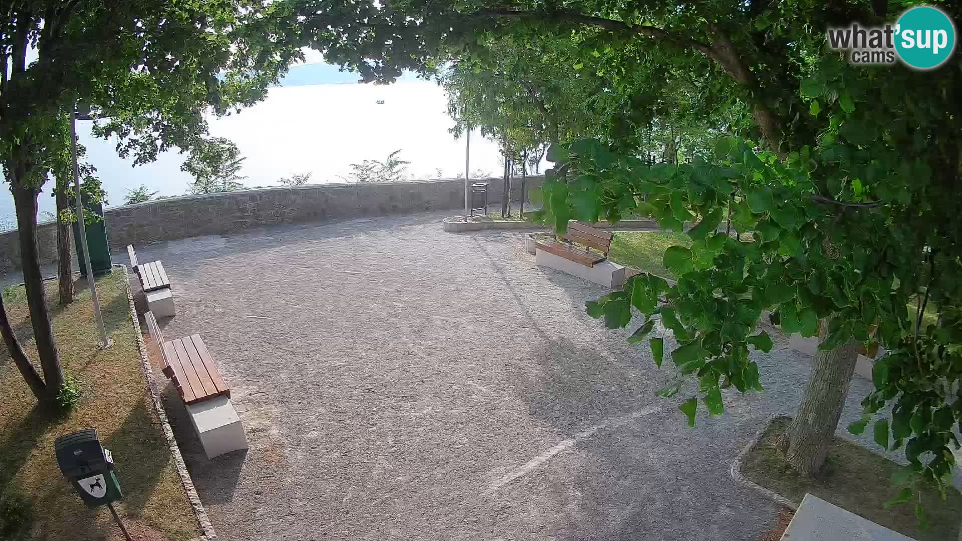 Kamera uživo Senj – Park književnika i Velebitski kanal