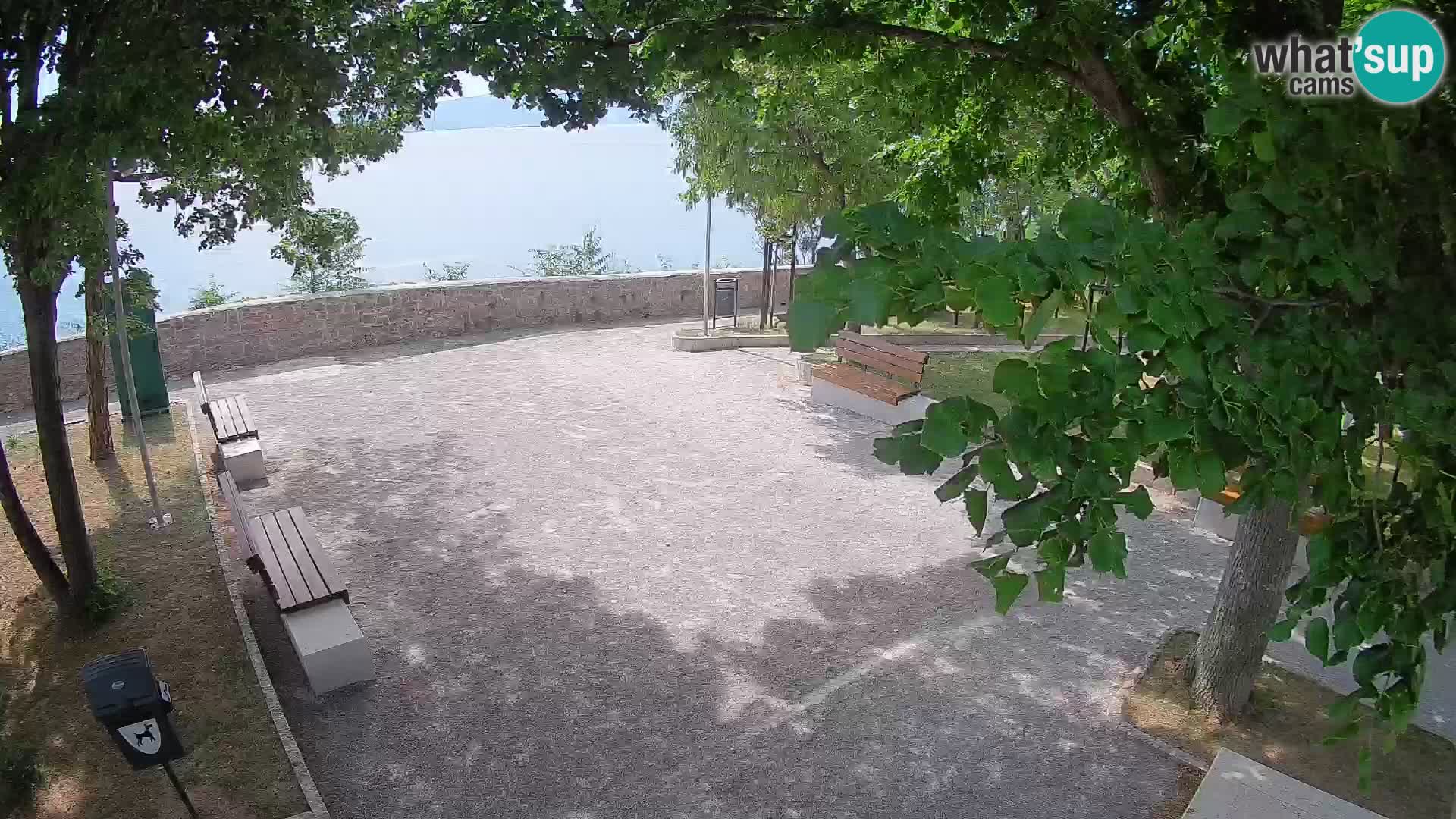 Kamera uživo Senj – Park književnika i Velebitski kanal