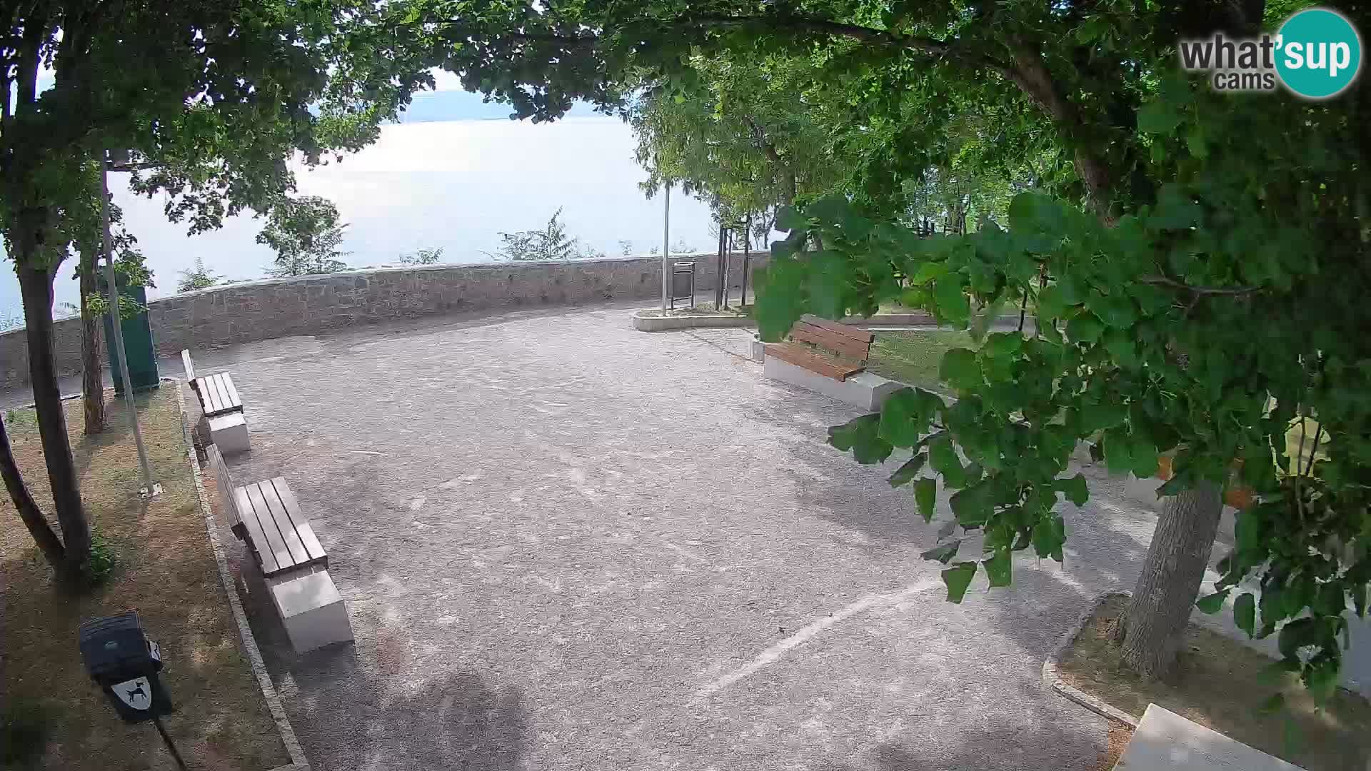 Kamera uživo Senj – Park književnika i Velebitski kanal