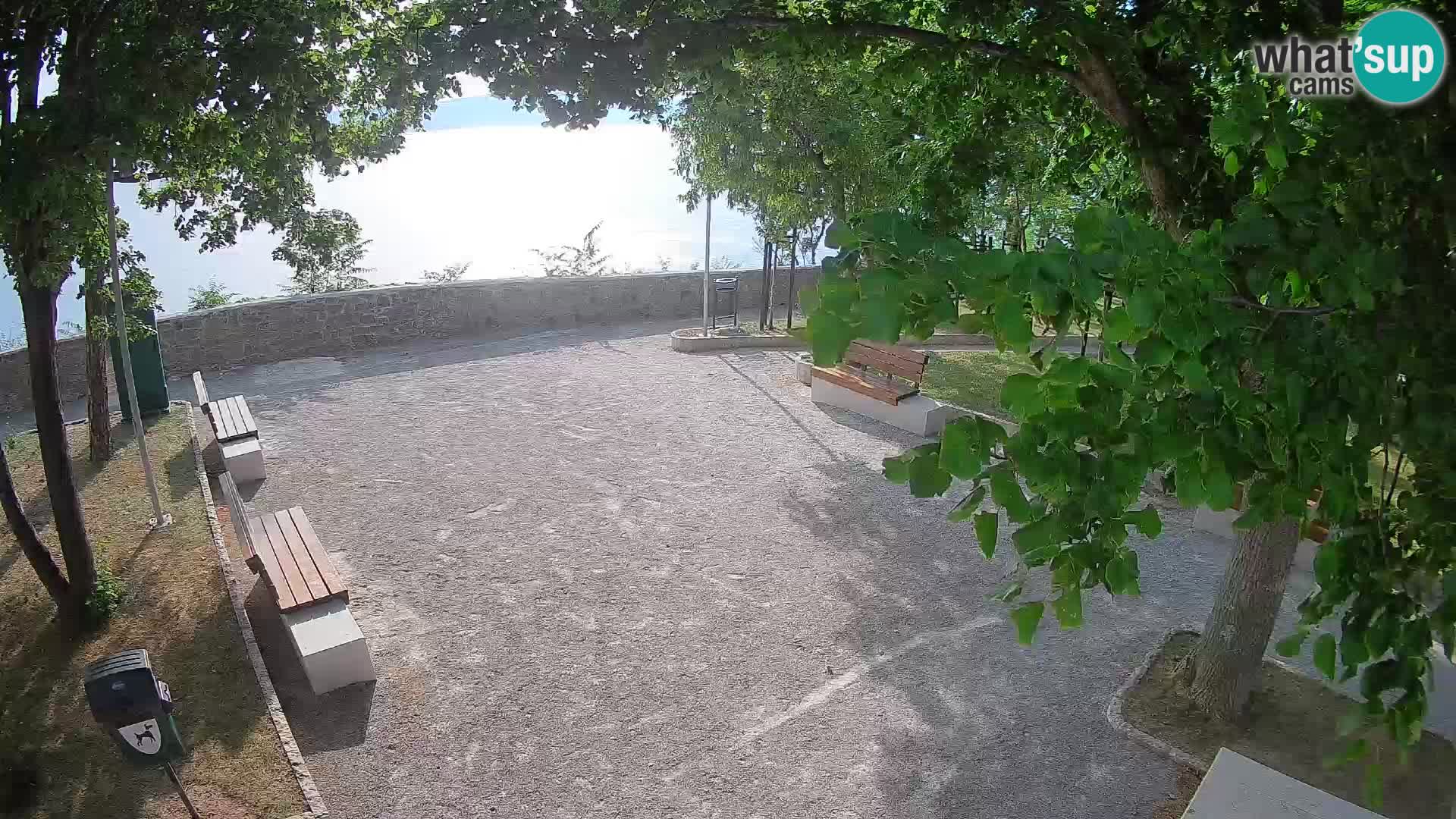Kamera uživo Senj – Park književnika i Velebitski kanal