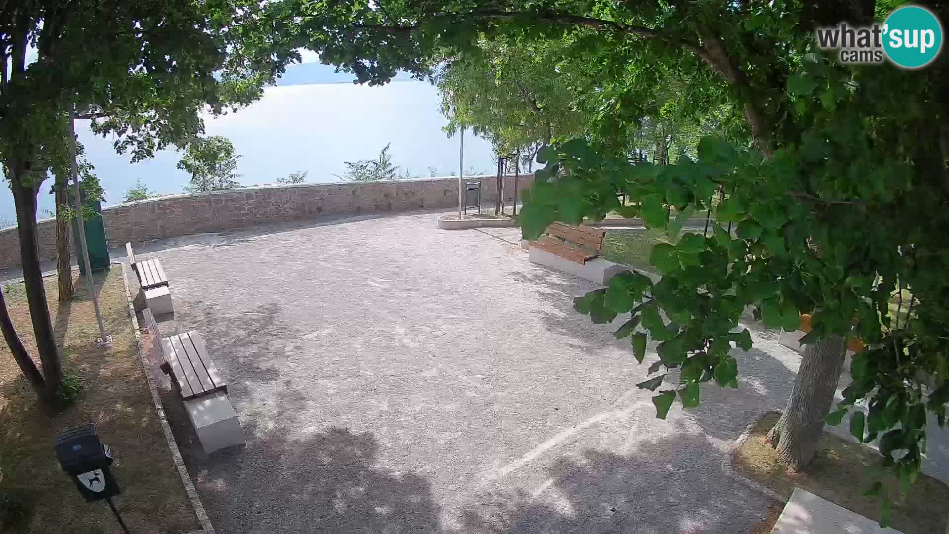 Kamera uživo Senj – Park književnika i Velebitski kanal