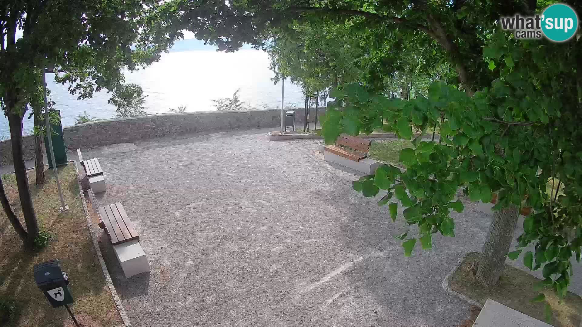 Kamera uživo Senj – Park književnika i Velebitski kanal