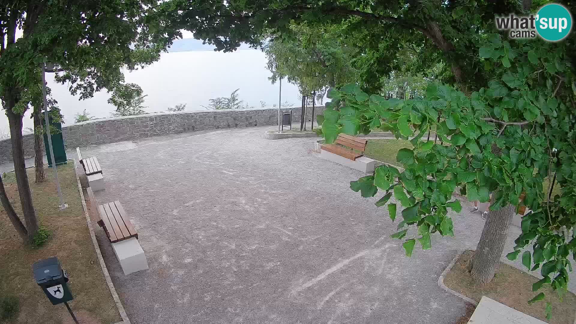 Kamera uživo Senj – Park književnika i Velebitski kanal