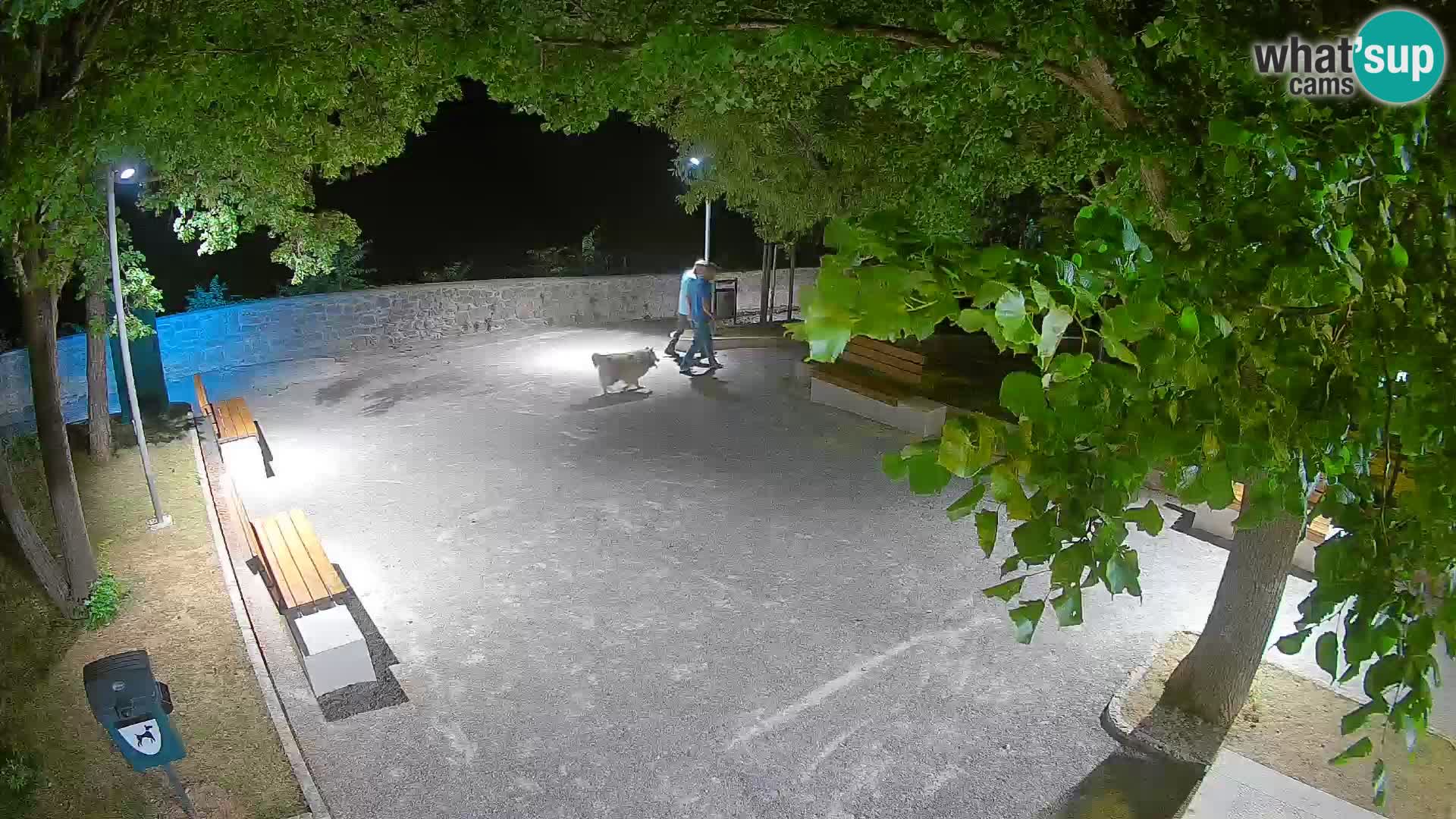 Senj Live Cam – Writers’ Park and the Velebit Channel