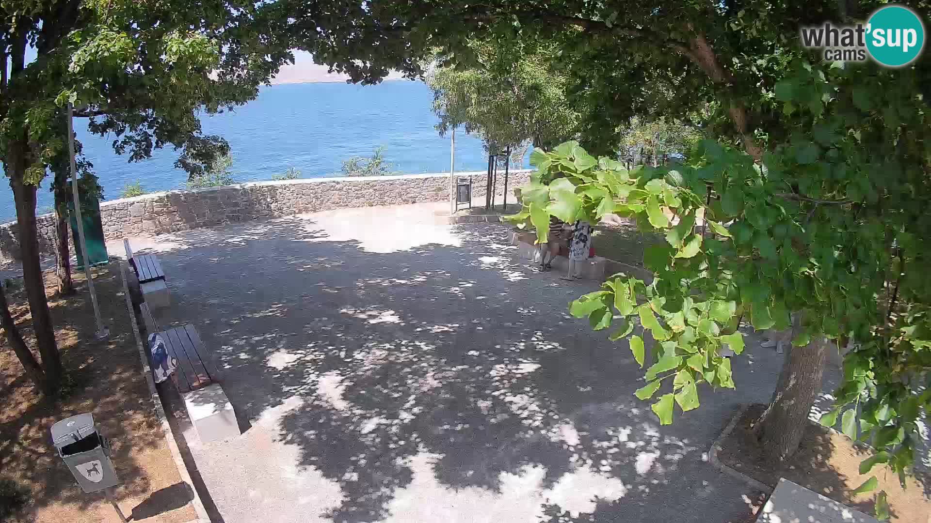 Kamera uživo Senj – Park književnika i Velebitski kanal