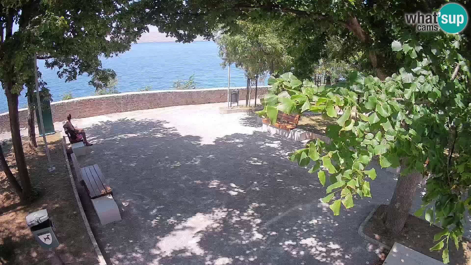 Kamera uživo Senj – Park književnika i Velebitski kanal