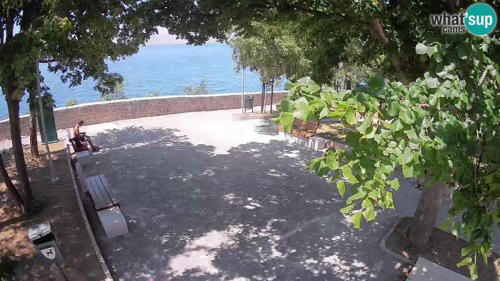 Kamera uživo Senj – Park književnika i Velebitski kanal