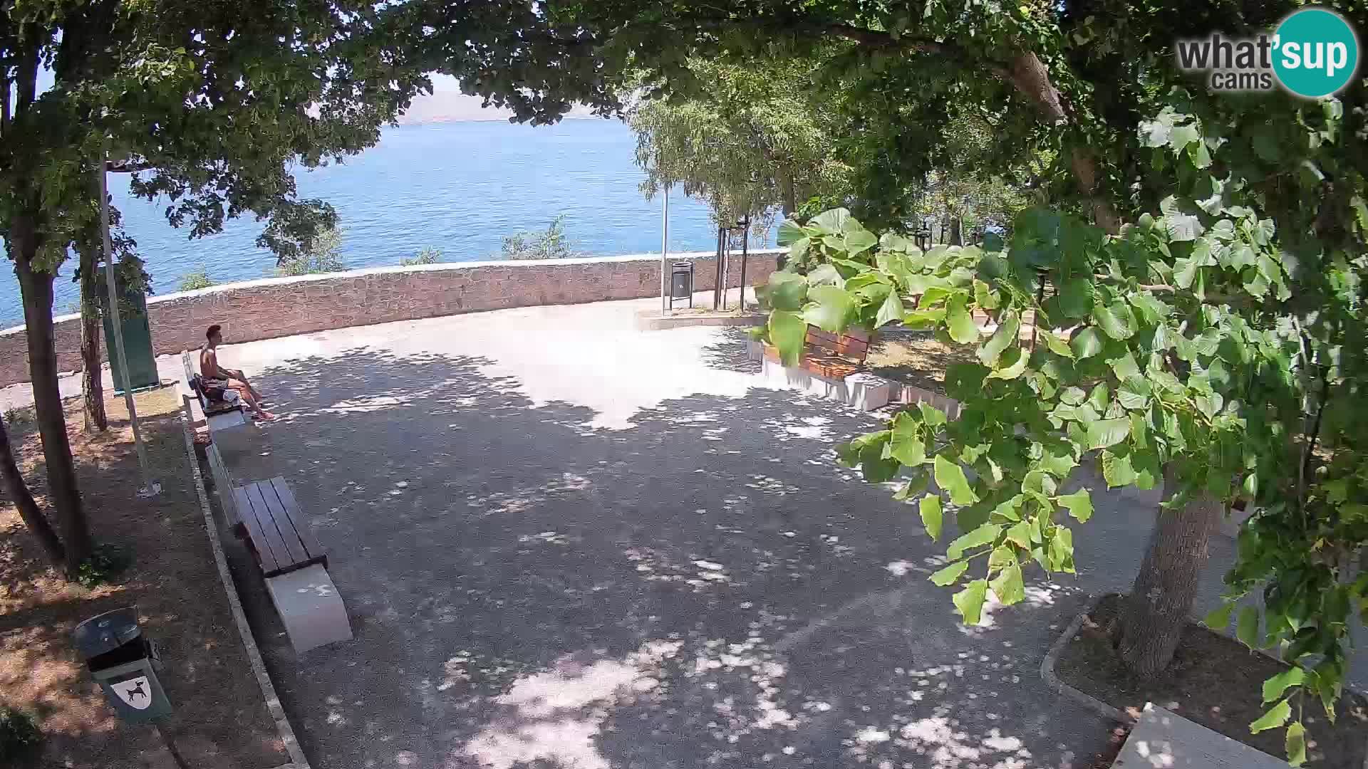 Kamera uživo Senj – Park književnika i Velebitski kanal