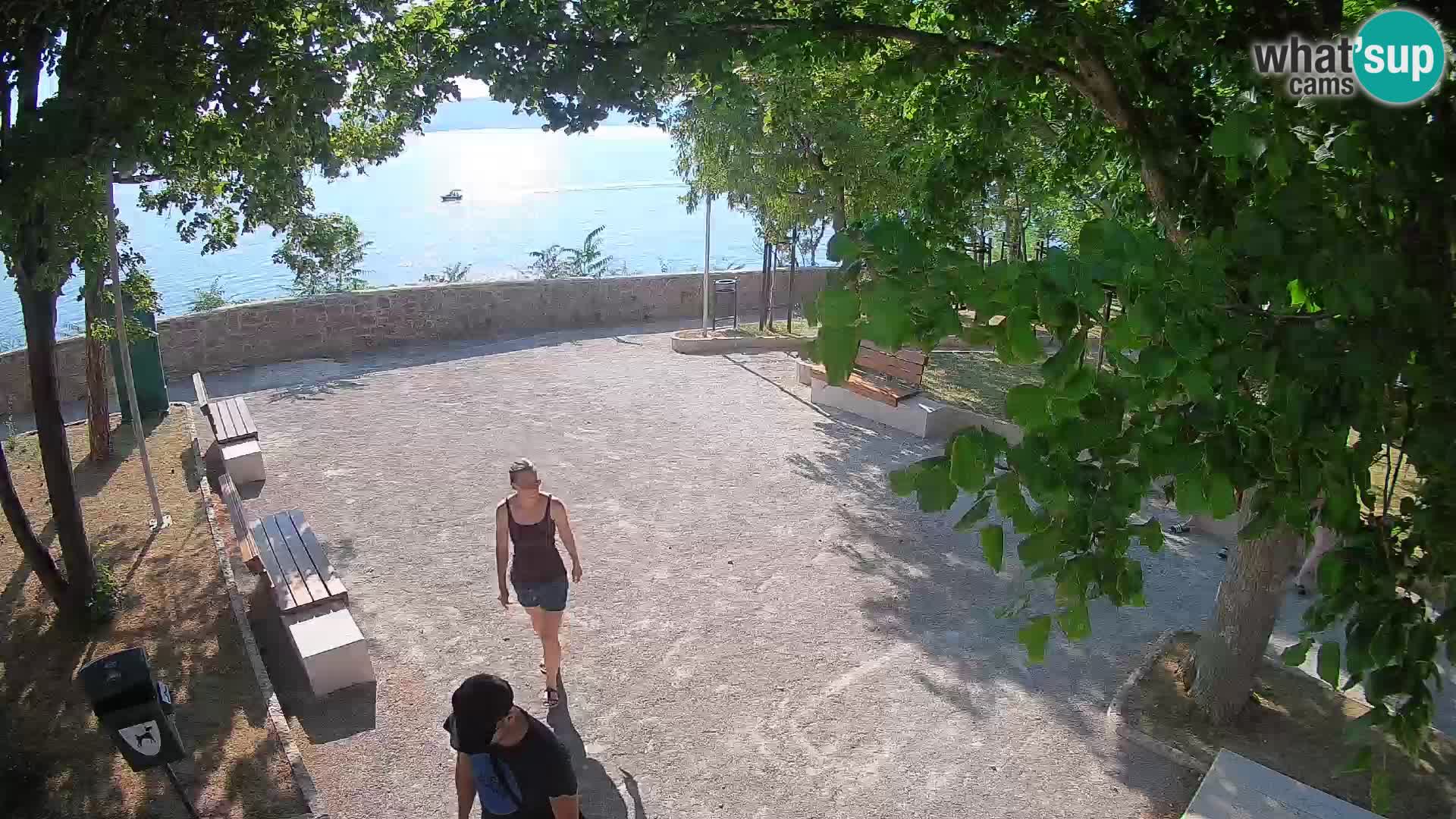 Kamera uživo Senj – Park književnika i Velebitski kanal