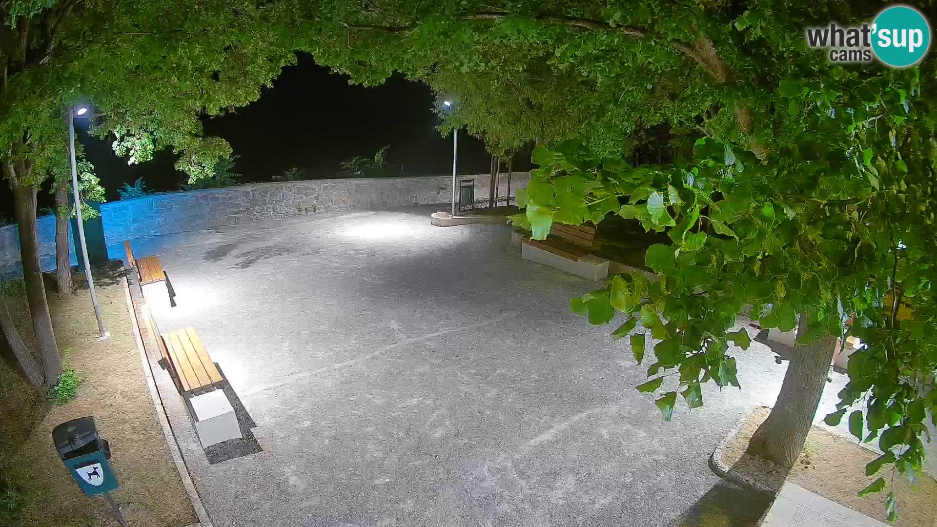 Senj Live Cam – Writers’ Park and the Velebit Channel