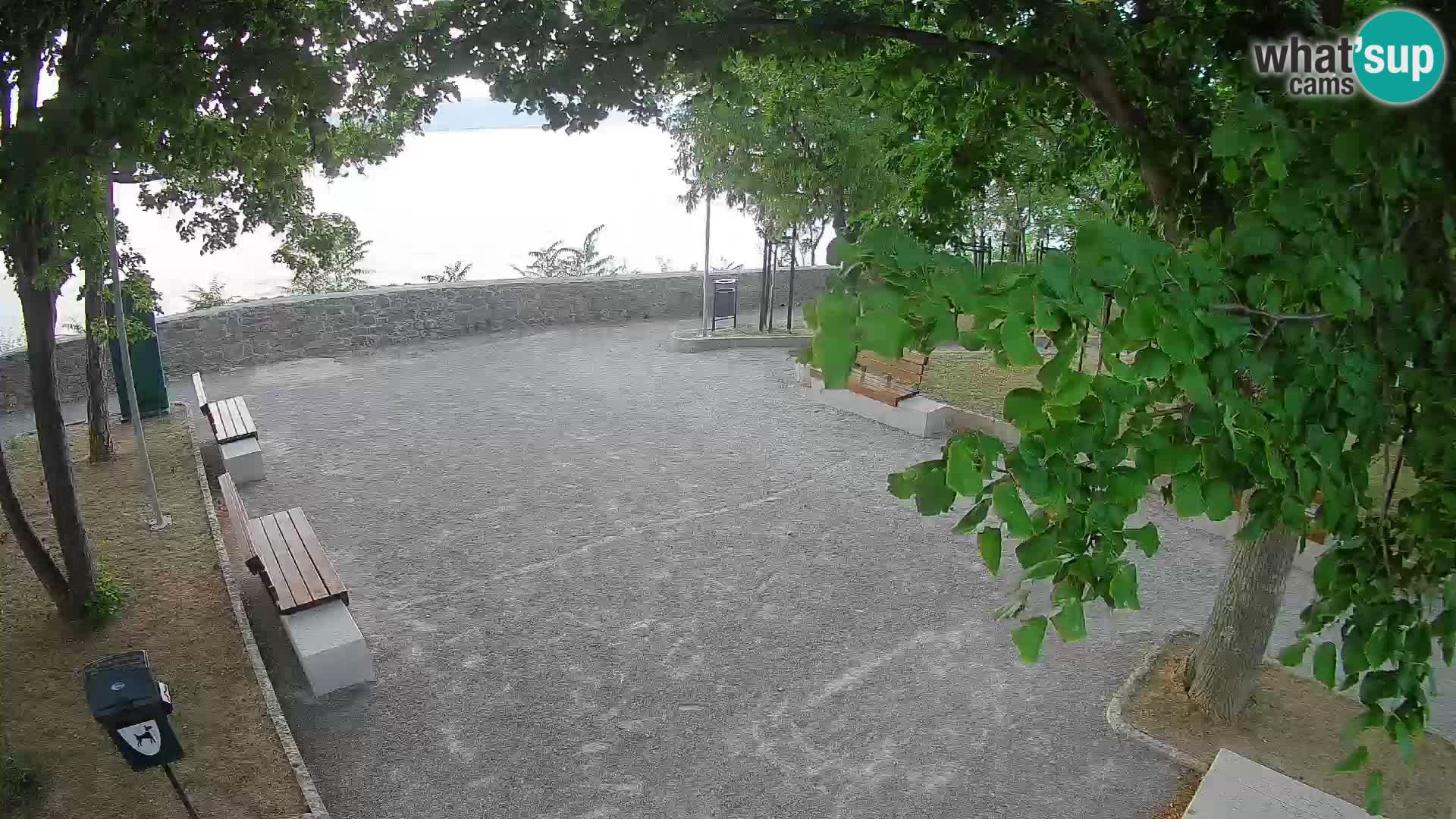 Kamera uživo Senj – Park književnika i Velebitski kanal