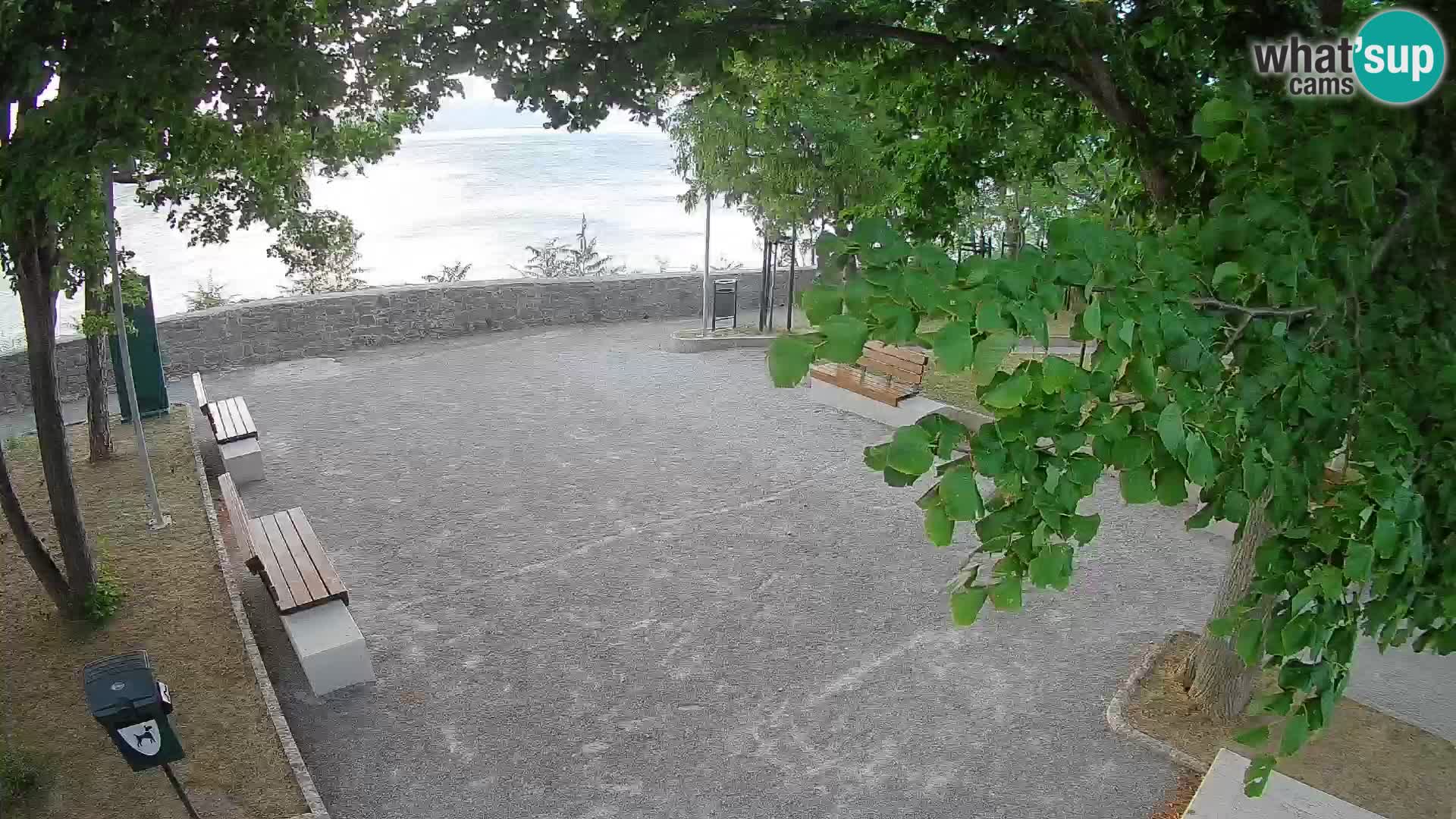 Kamera uživo Senj – Park književnika i Velebitski kanal