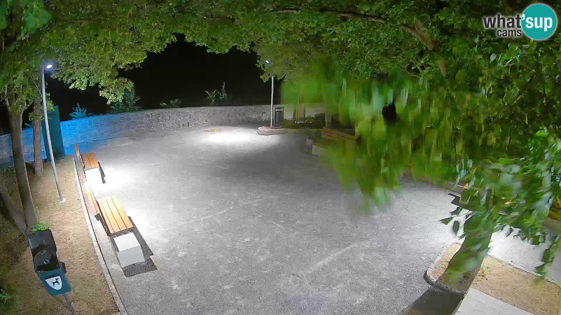 Senj Live Cam – Writers’ Park and the Velebit Channel