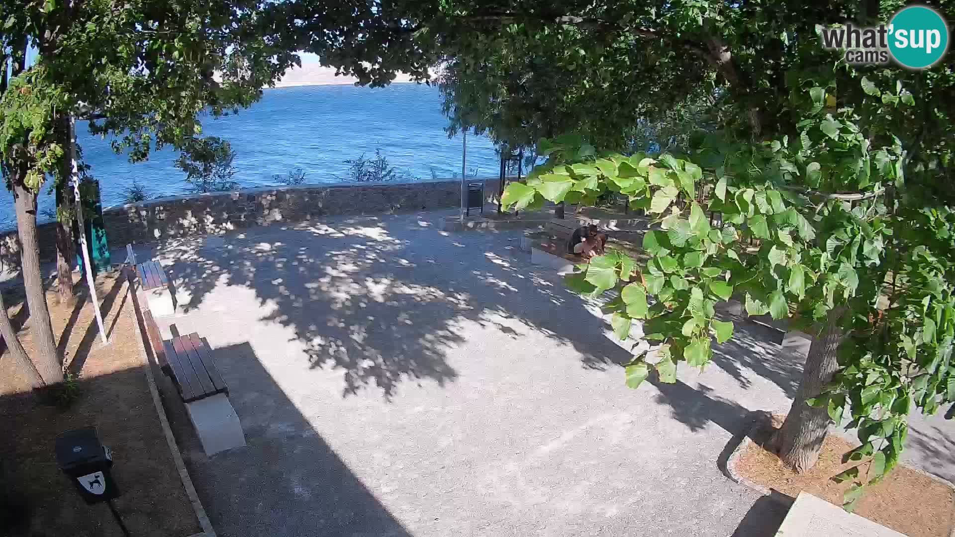 Kamera uživo Senj – Park književnika i Velebitski kanal