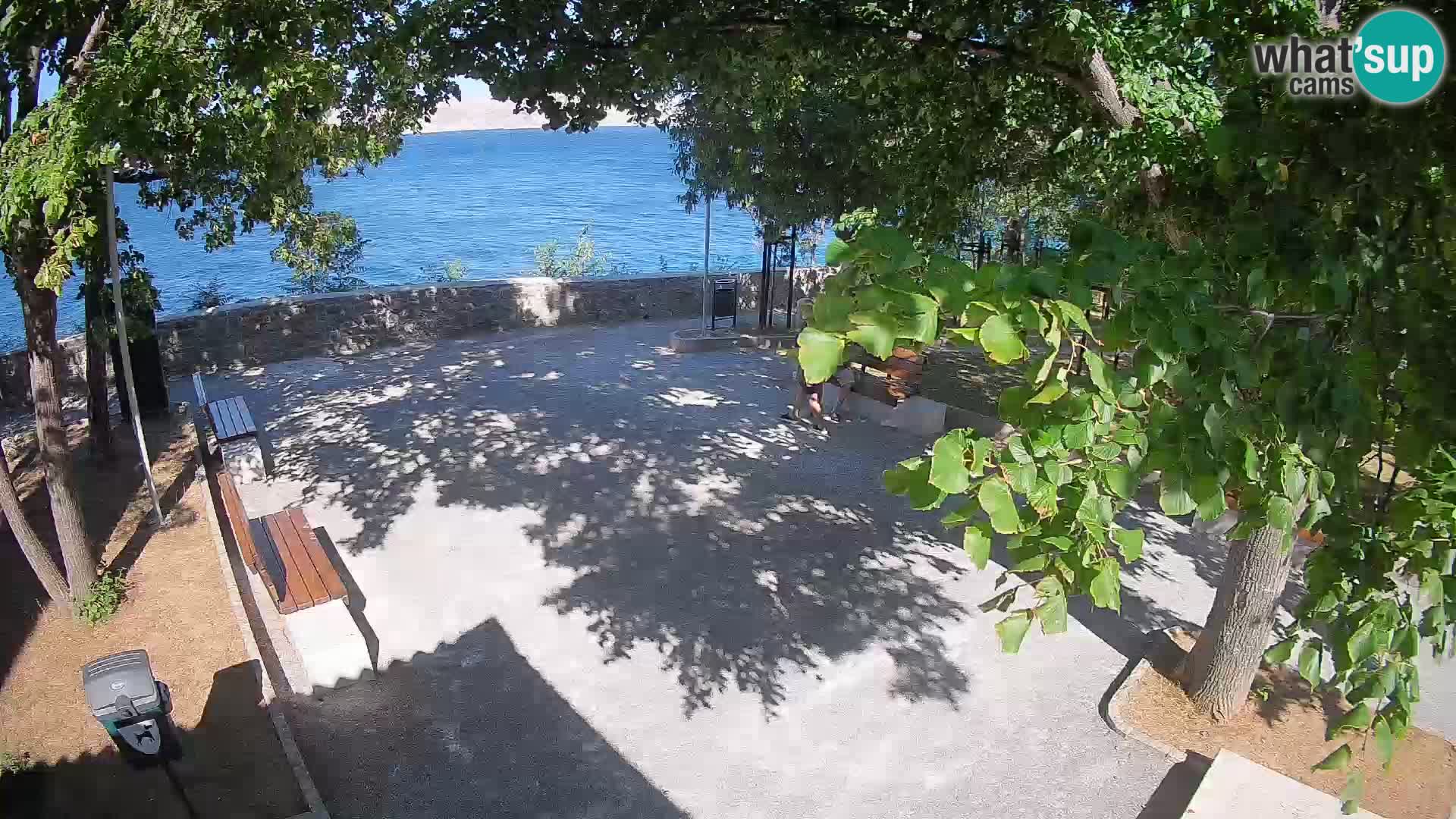 Kamera uživo Senj – Park književnika i Velebitski kanal