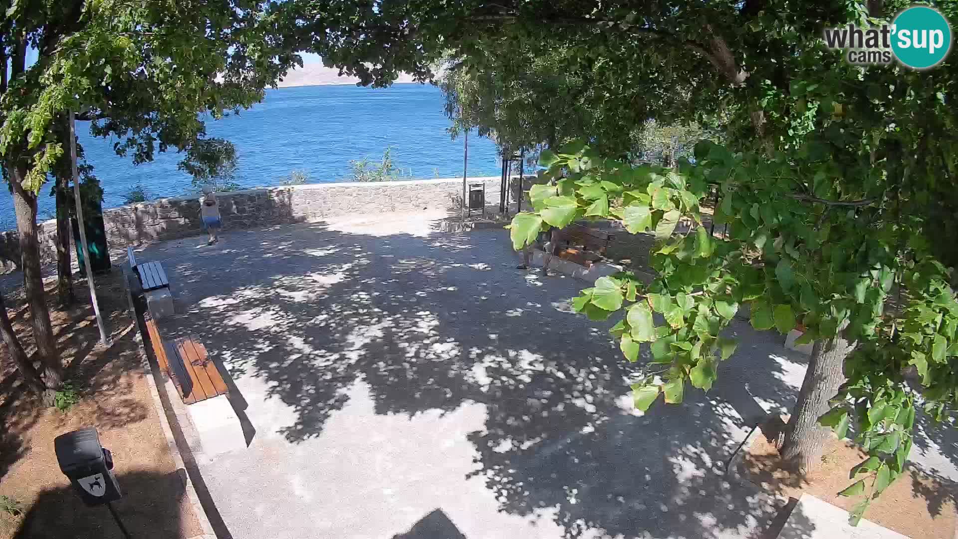 Kamera uživo Senj – Park književnika i Velebitski kanal