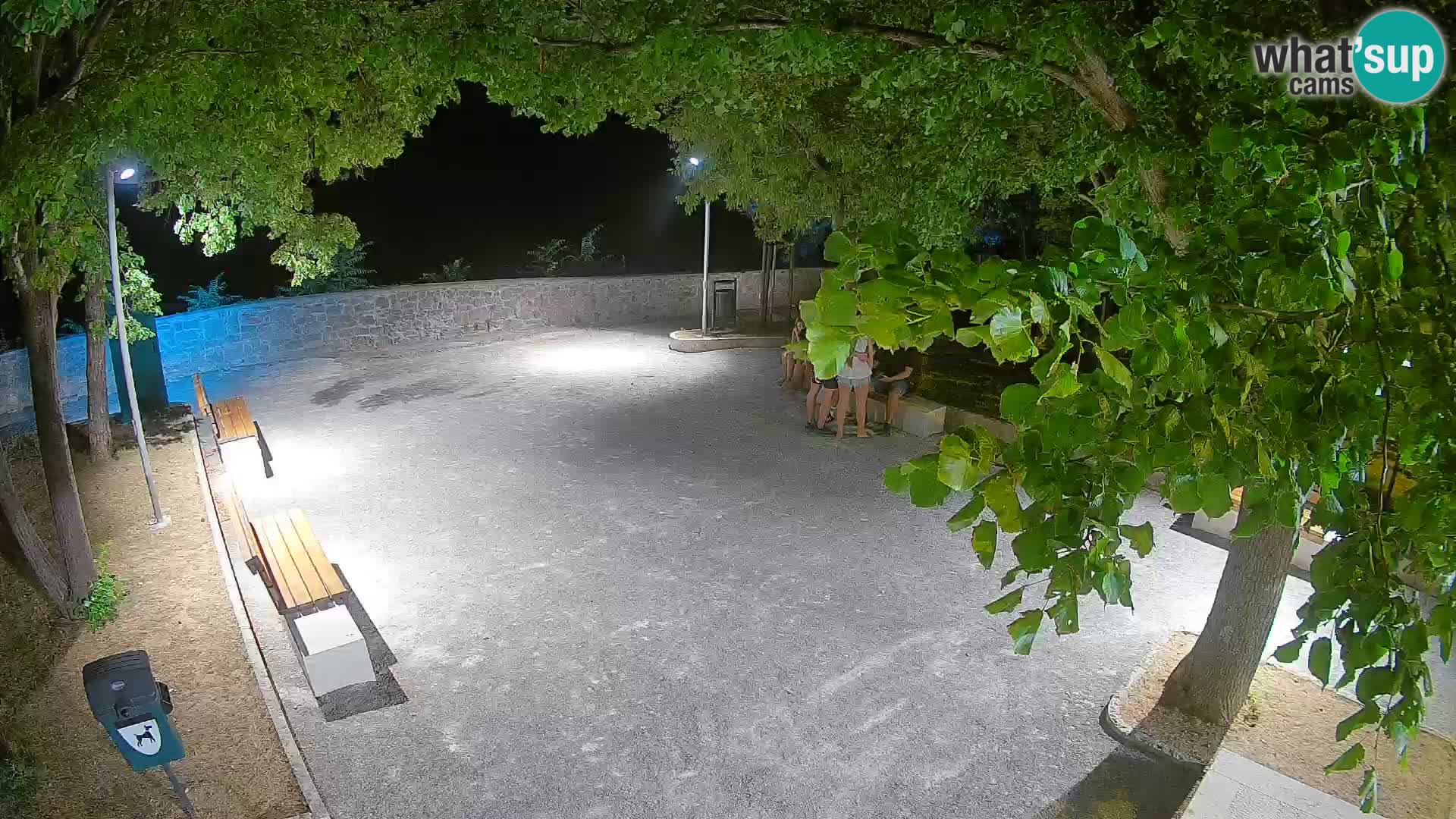 Senj Live Cam – Writers’ Park and the Velebit Channel