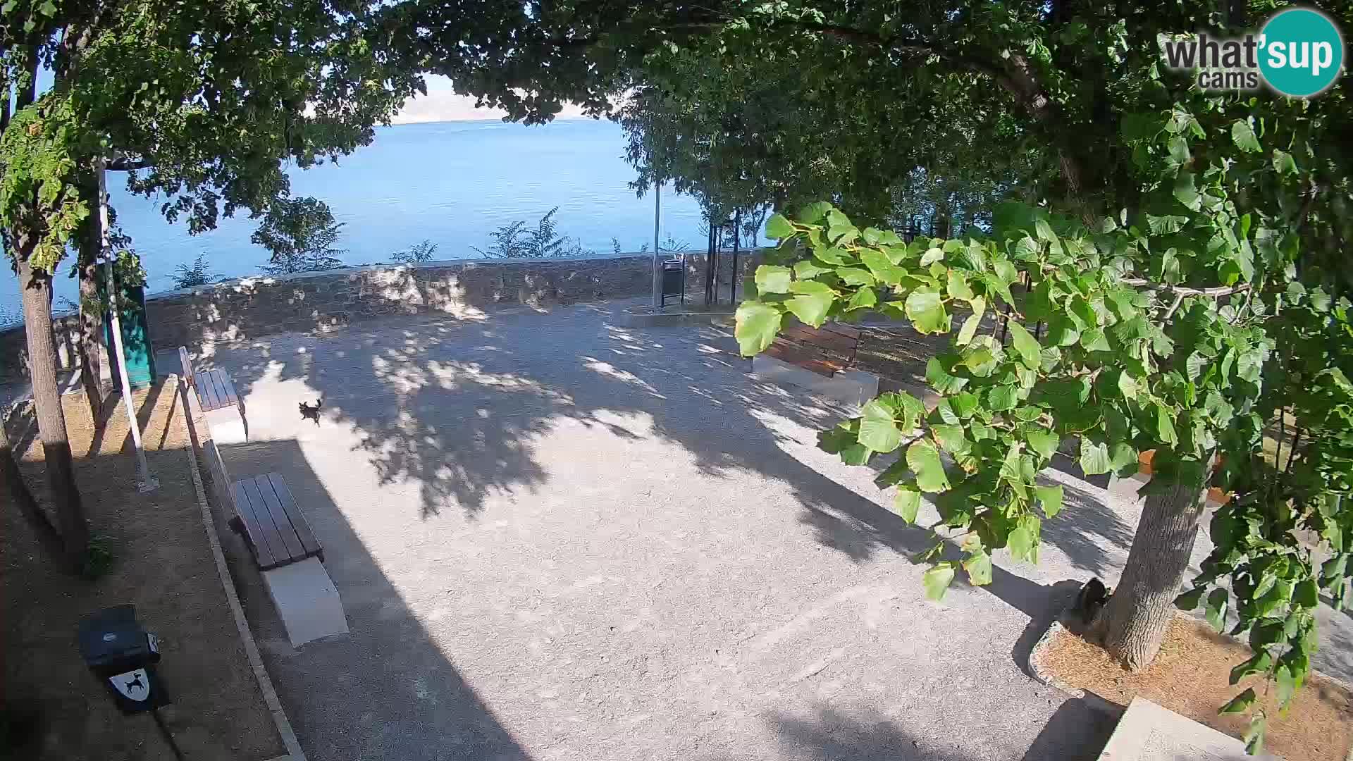 Kamera uživo Senj – Park književnika i Velebitski kanal