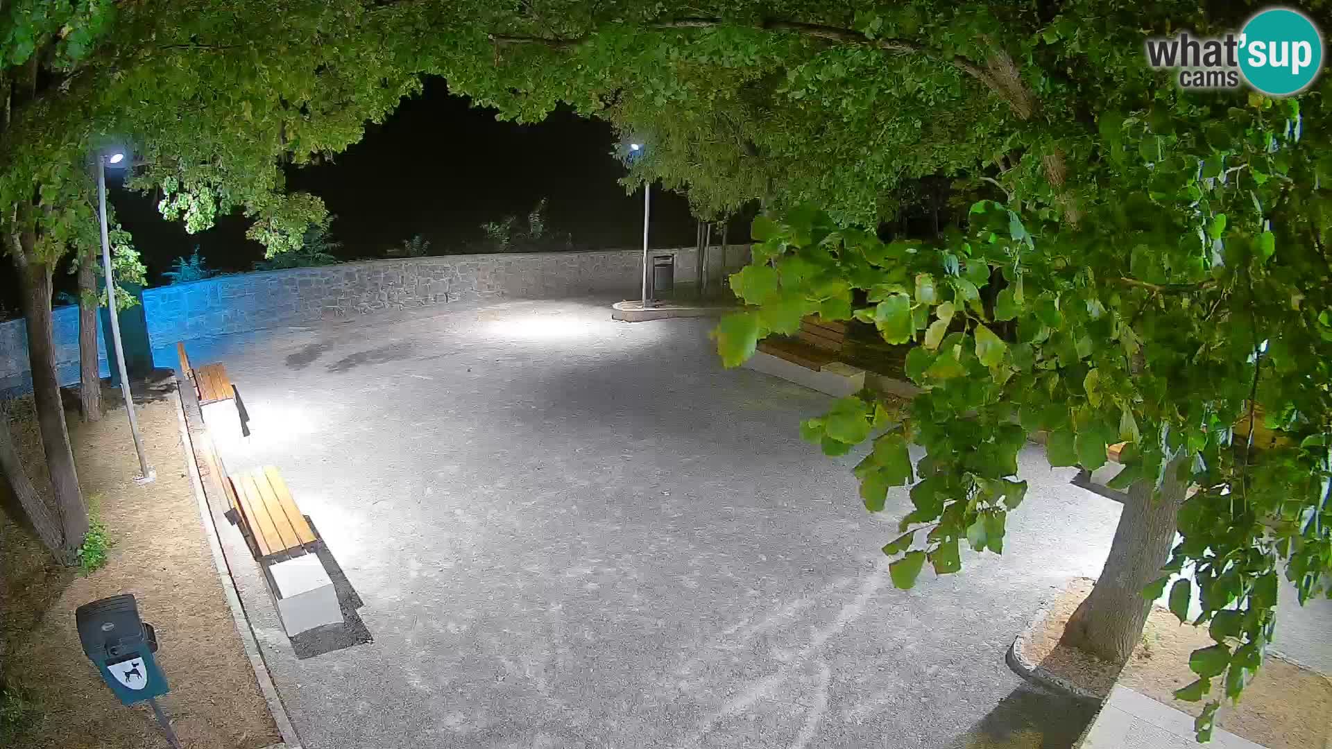 Senj Live Cam – Writers’ Park and the Velebit Channel