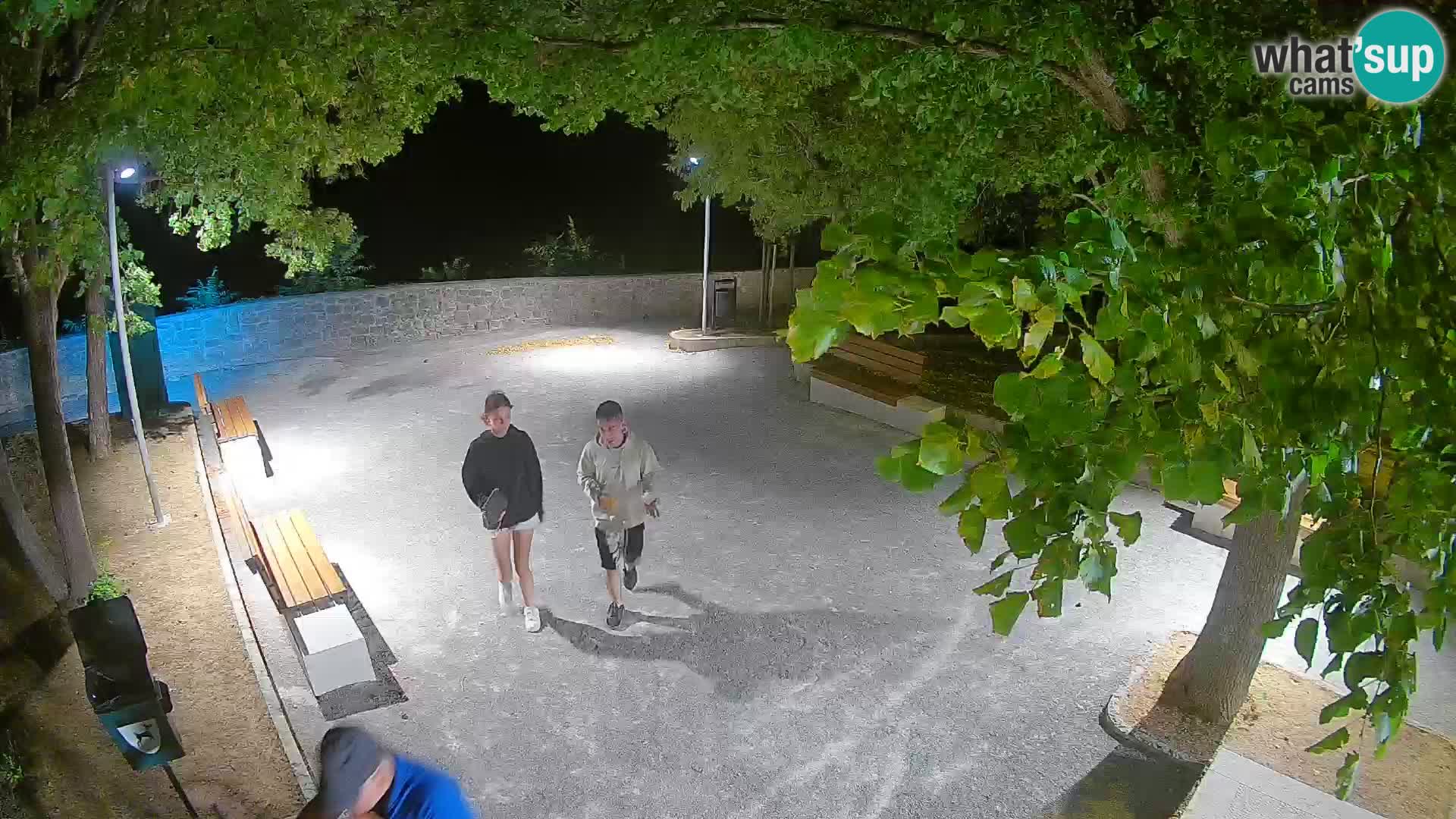 Senj Live Cam – Writers’ Park and the Velebit Channel