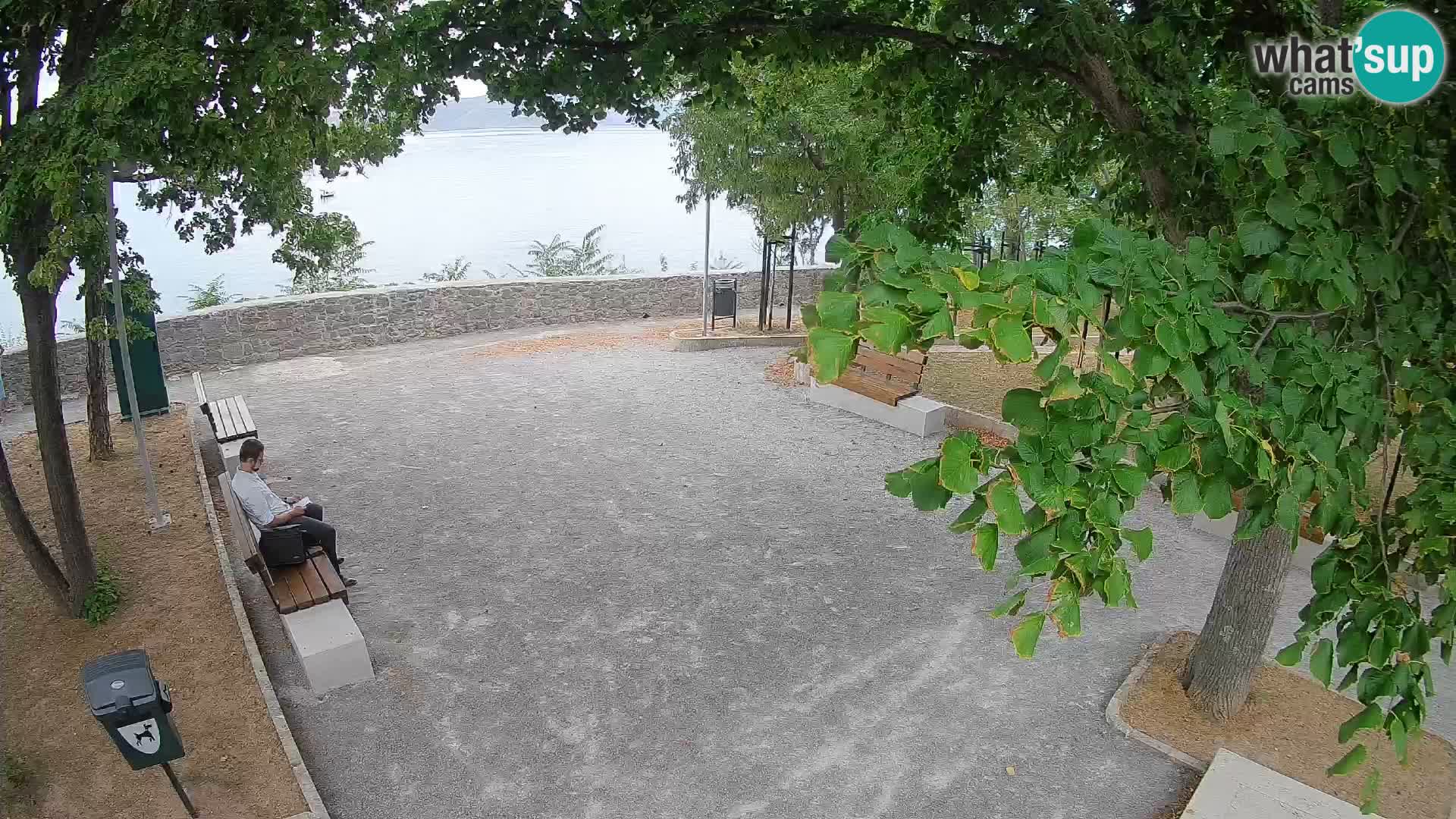 Kamera uživo Senj – Park književnika i Velebitski kanal