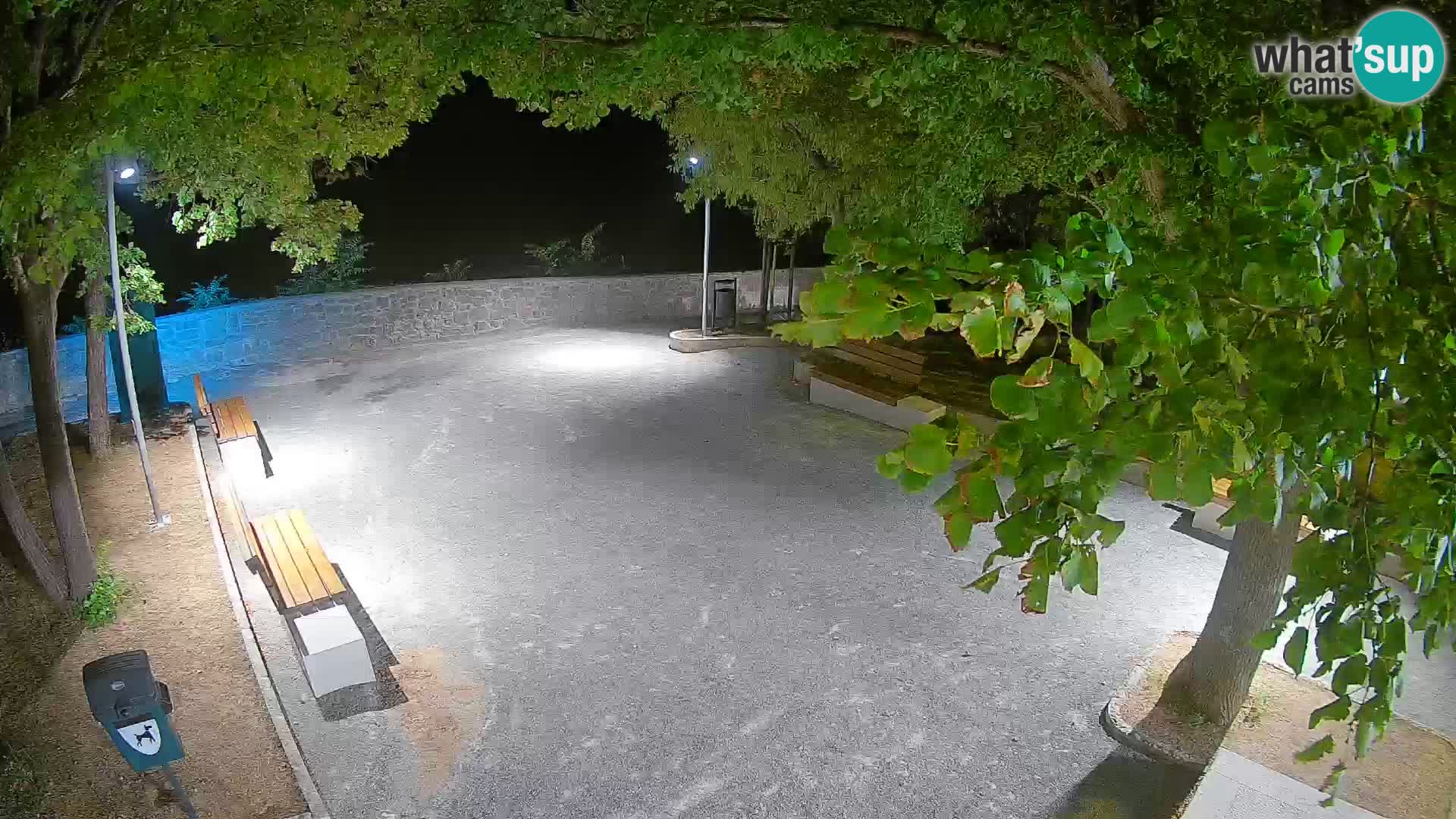 Senj Live Cam – Writers’ Park and the Velebit Channel