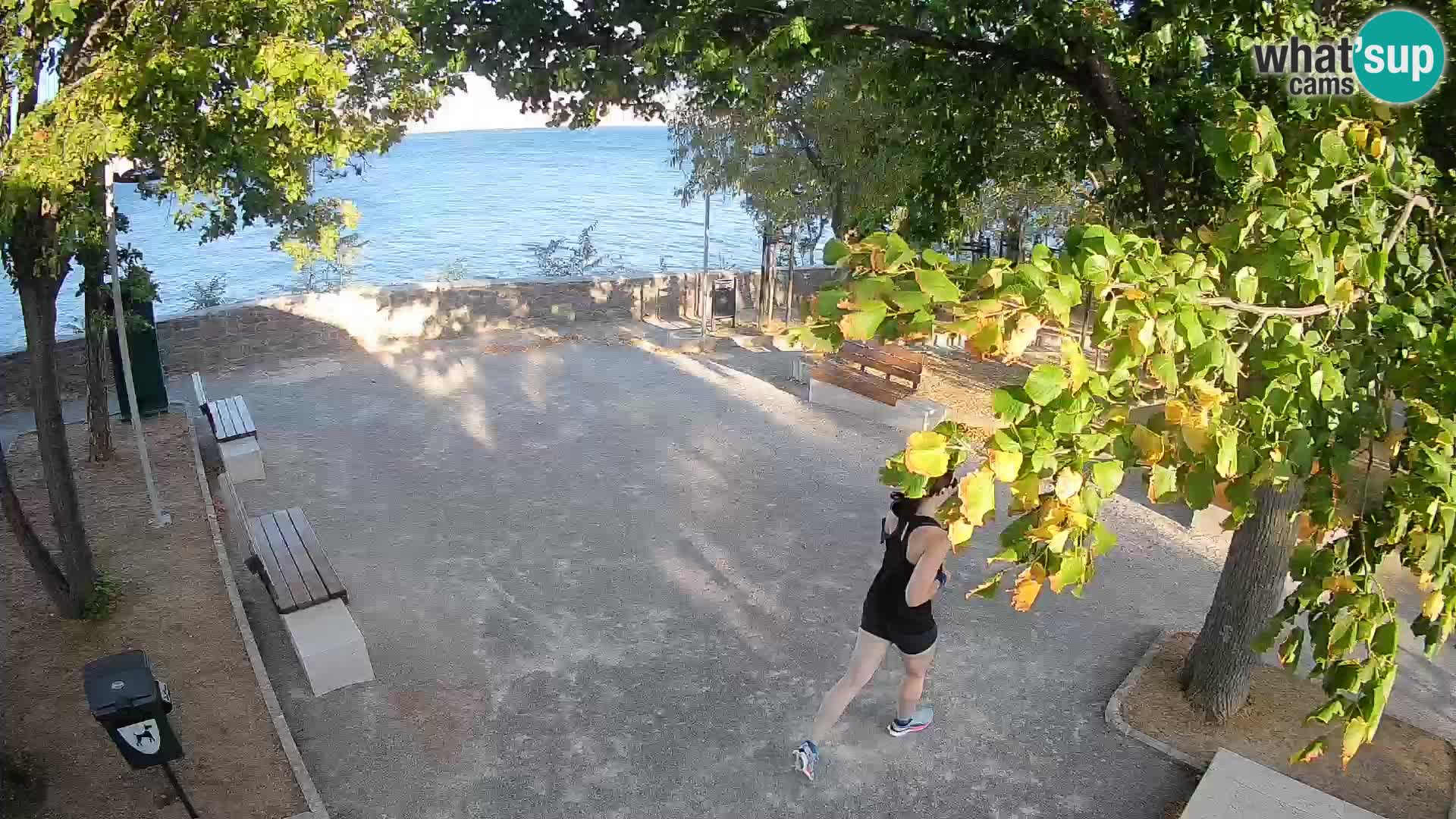 Senj Live Cam – Writers’ Park and the Velebit Channel