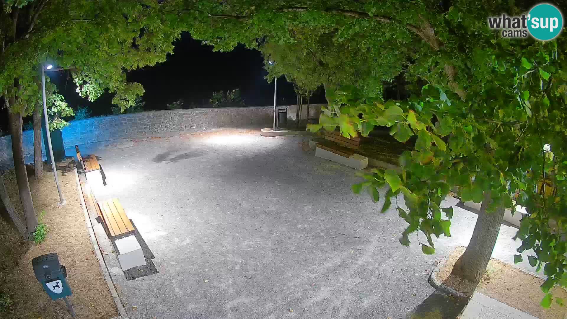 Senj Live Cam – Writers’ Park and the Velebit Channel