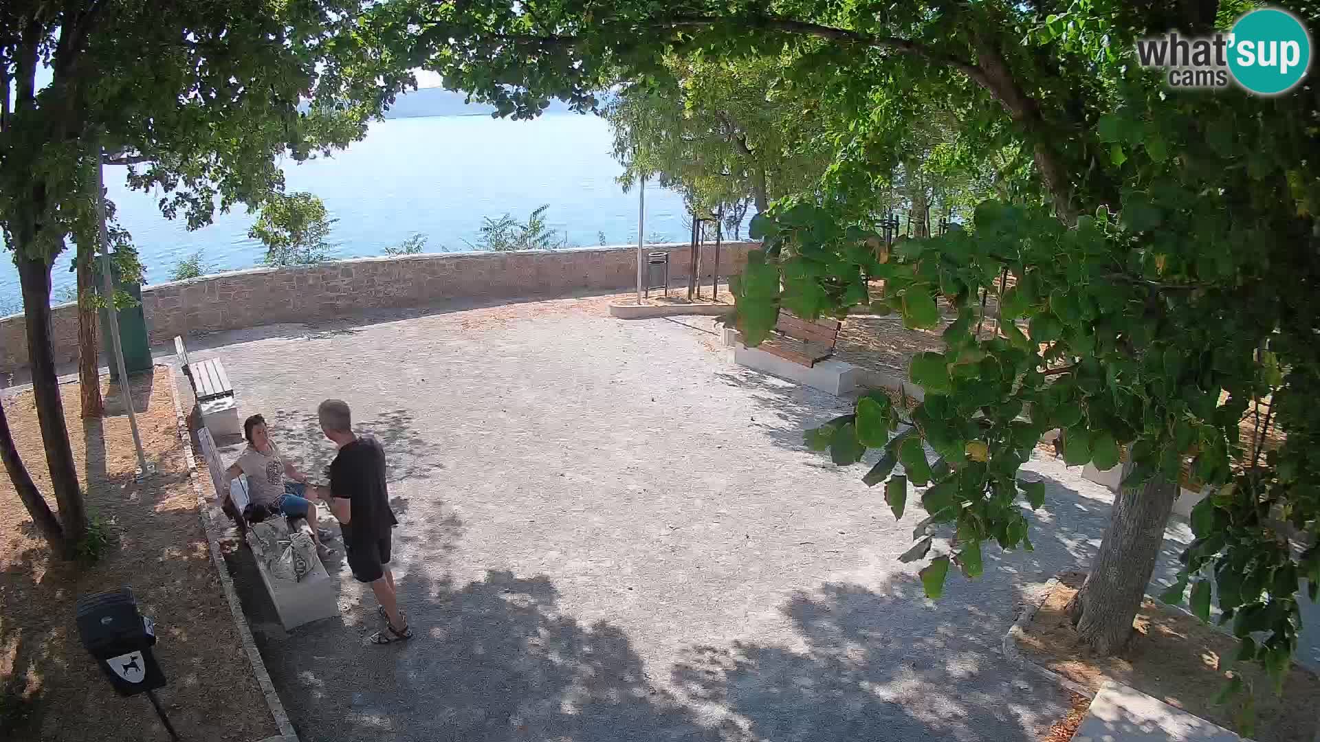 Kamera uživo Senj – Park književnika i Velebitski kanal