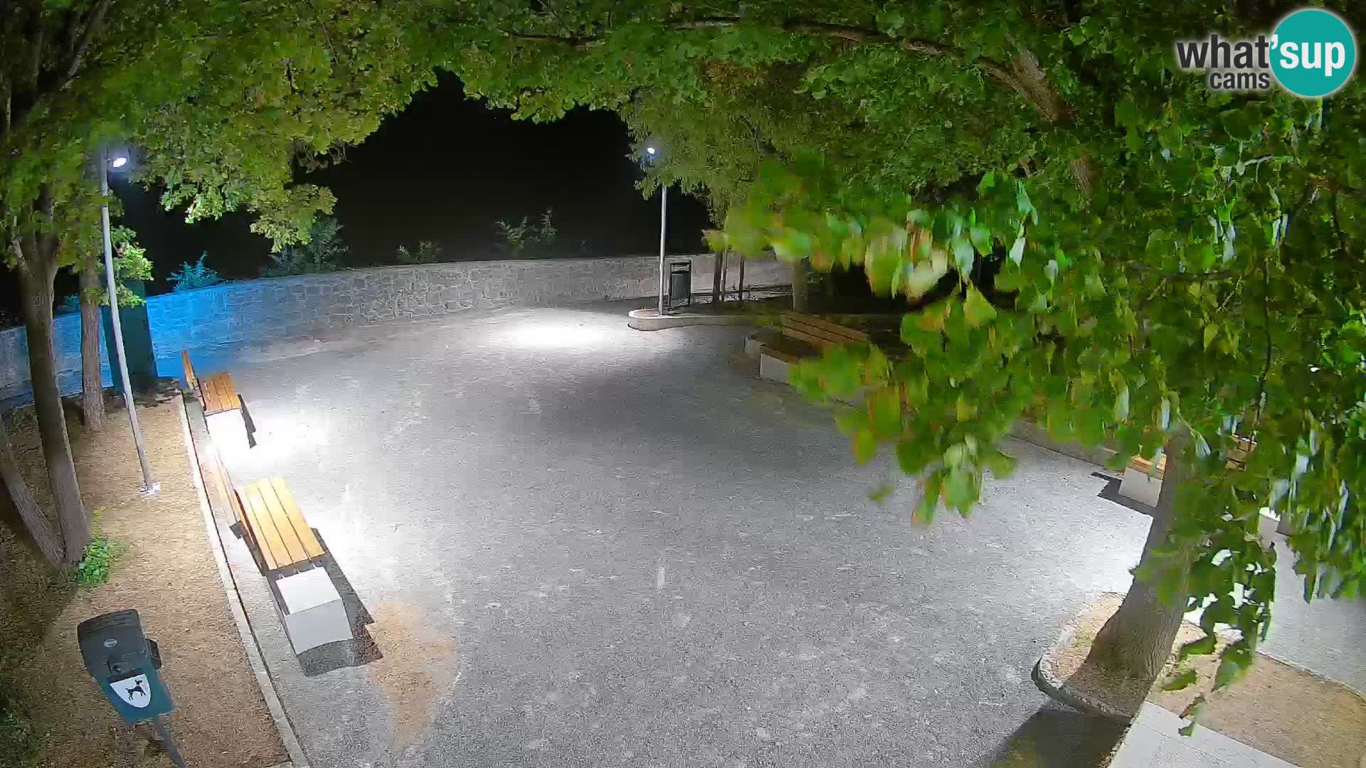 Senj Live Webcam – Schriftstellerpark und Velebit-Kanal