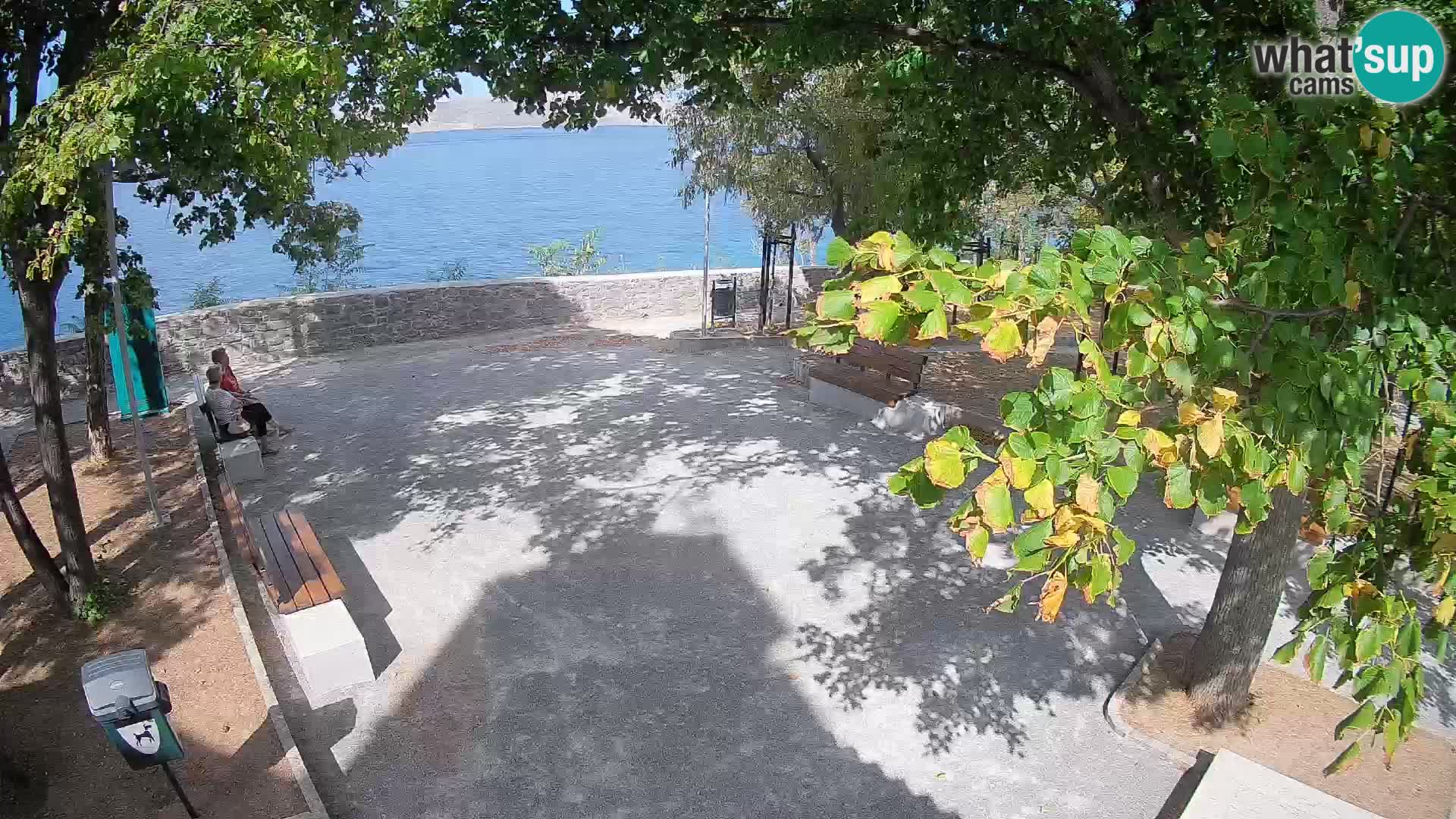 Kamera uživo Senj – Park književnika i Velebitski kanal