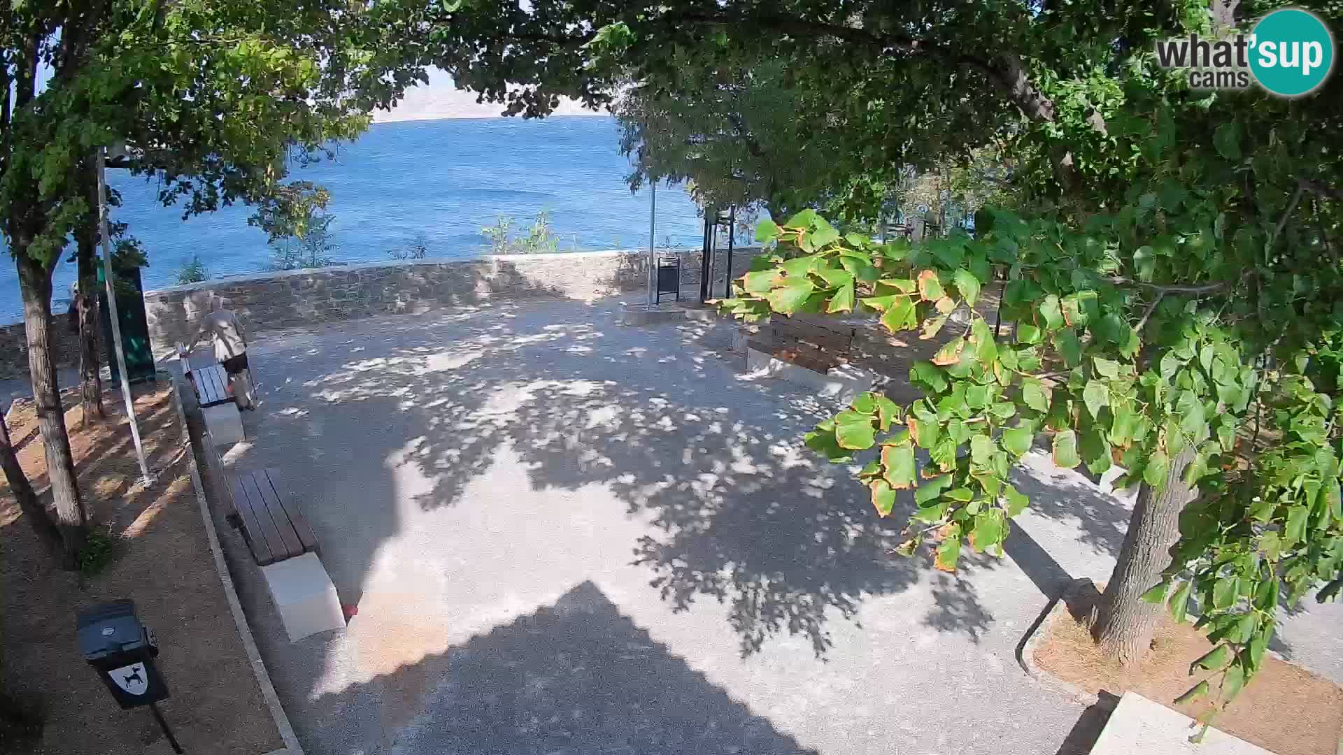 Kamera uživo Senj – Park književnika i Velebitski kanal