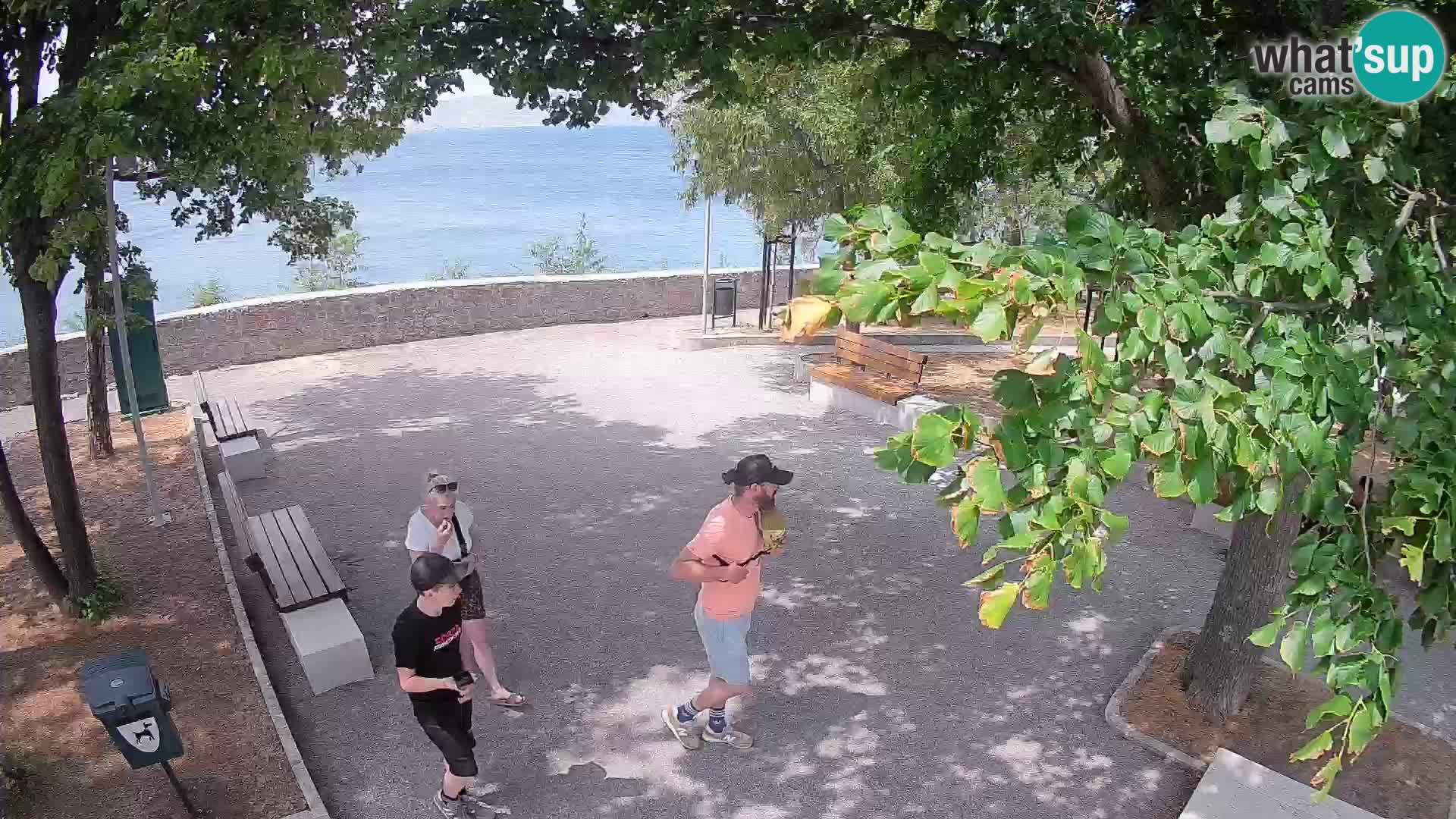 Senj Live Cam – Writers’ Park and the Velebit Channel