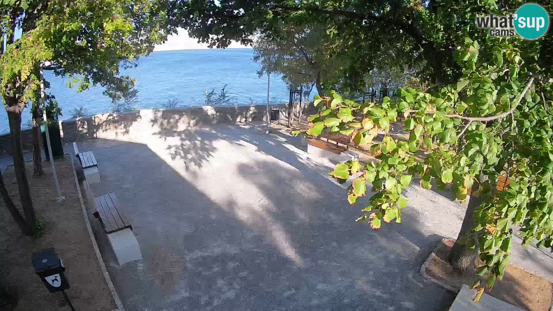 Kamera uživo Senj – Park književnika i Velebitski kanal