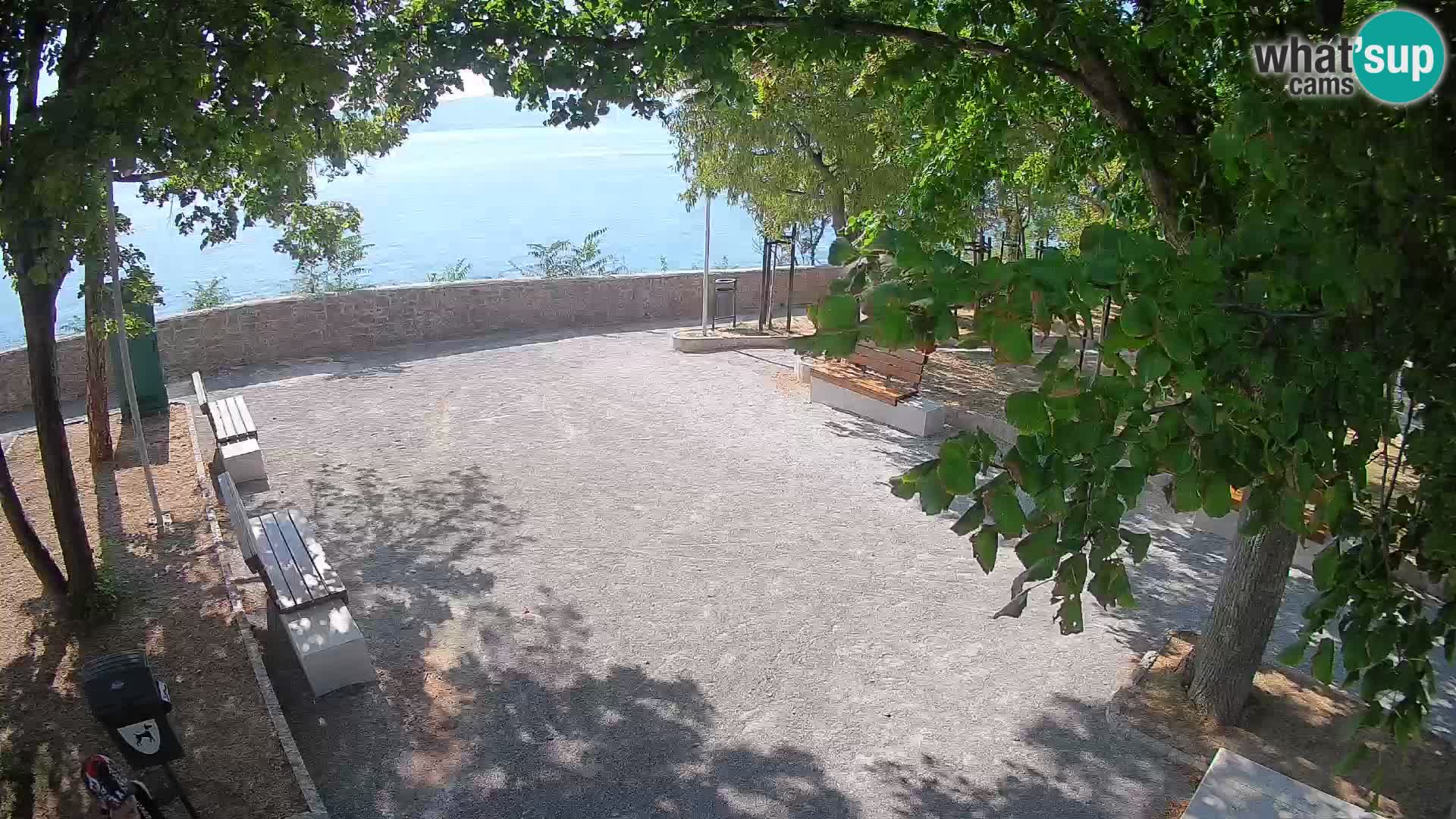Kamera uživo Senj – Park književnika i Velebitski kanal