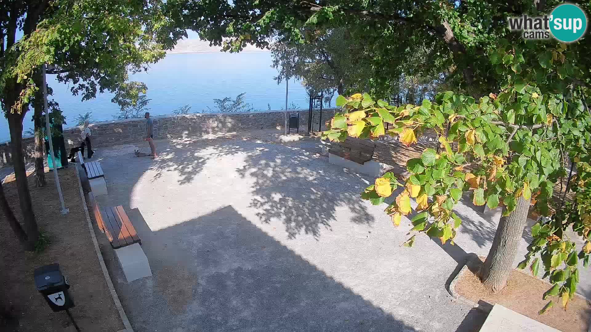 Senj Live Cam – Writers’ Park and the Velebit Channel