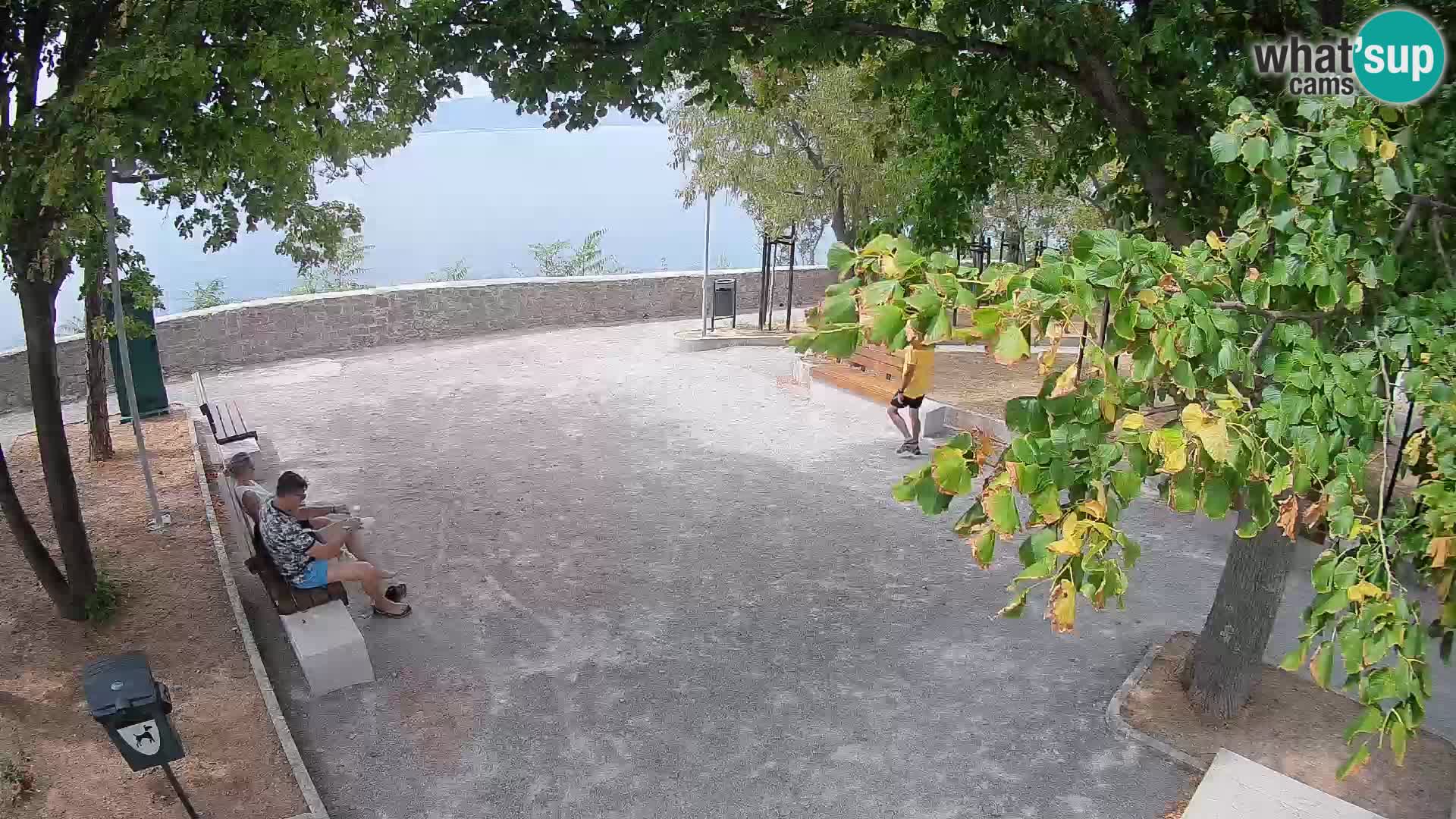 Senj Live Cam – Writers’ Park and the Velebit Channel